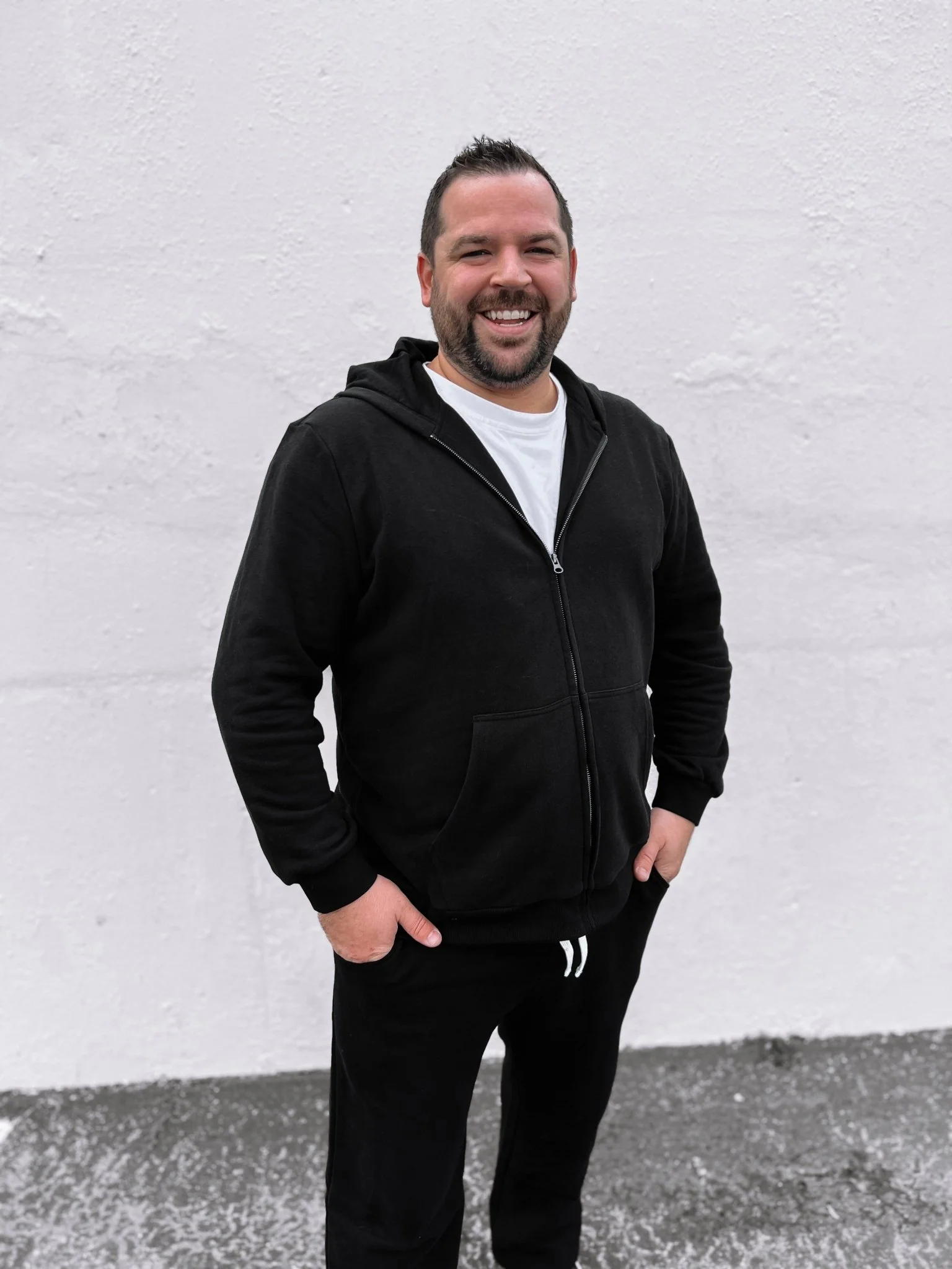 Adult Classic Zip Hoodie - Black - Image 3