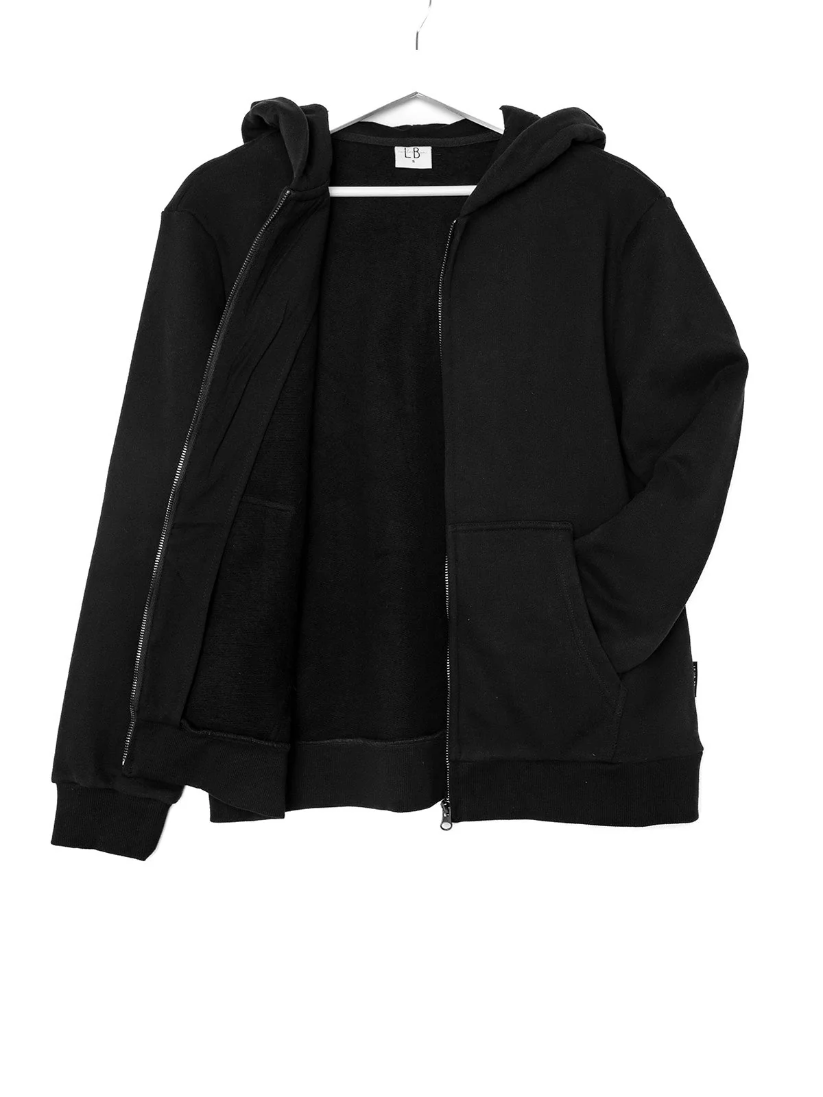 Adult Classic Zip Hoodie - Black - Image 4