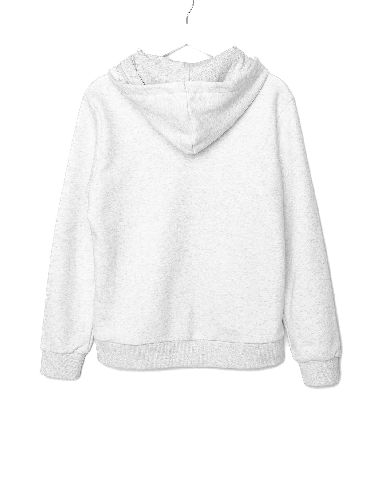 Adult Classic Zip Hoodie - Light Heather Grey - Image 5