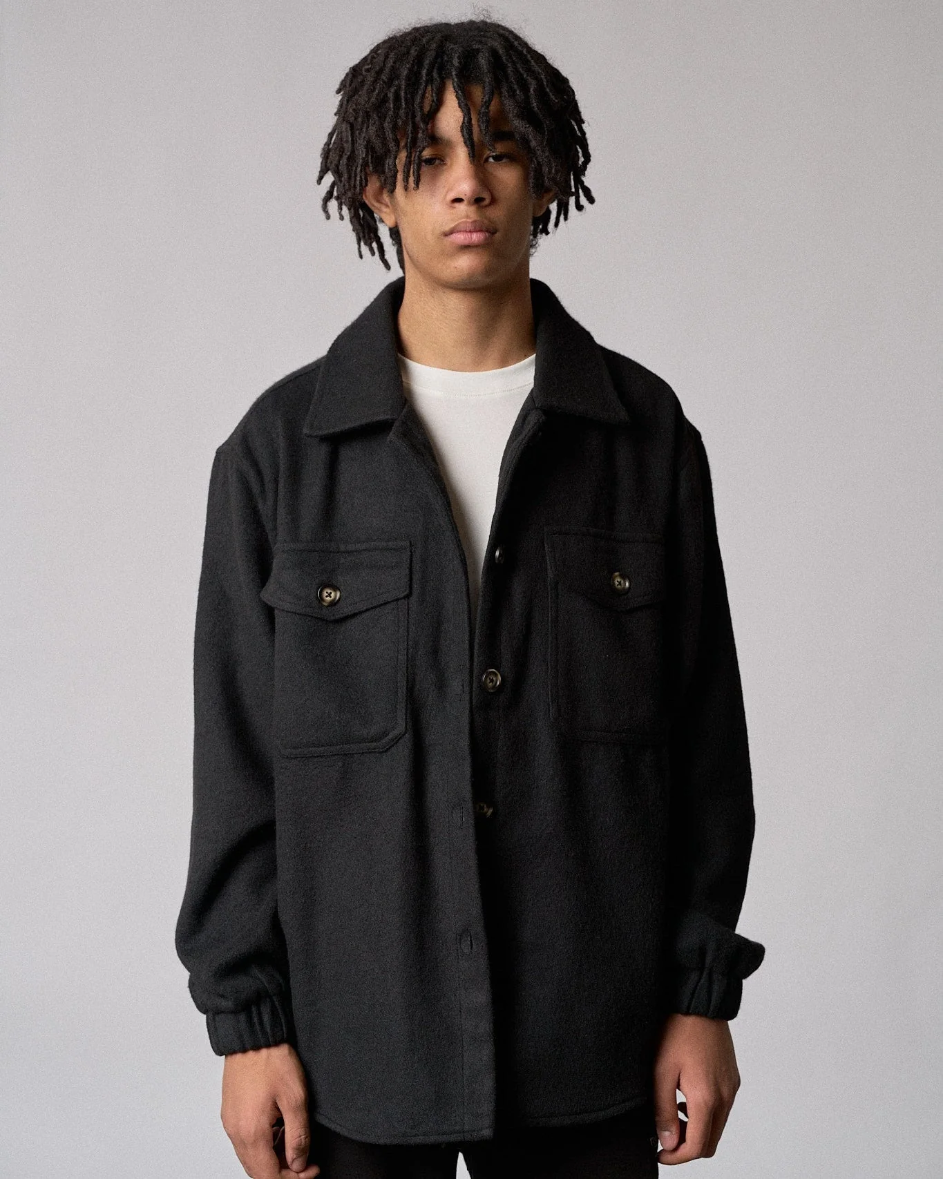 Adult Shacket - Black - Image 3