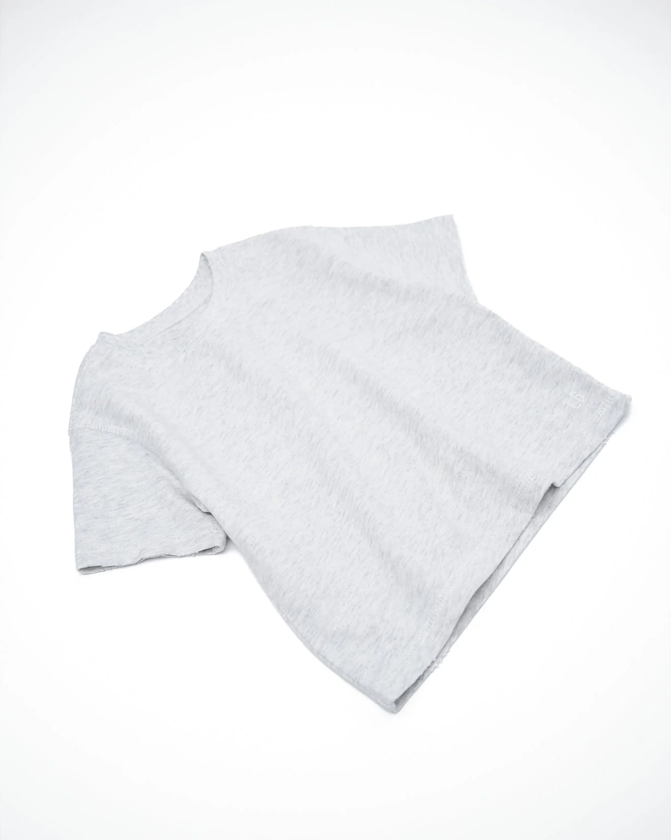 Athletic Boxy Tee - Light Heather Grey - Image 15