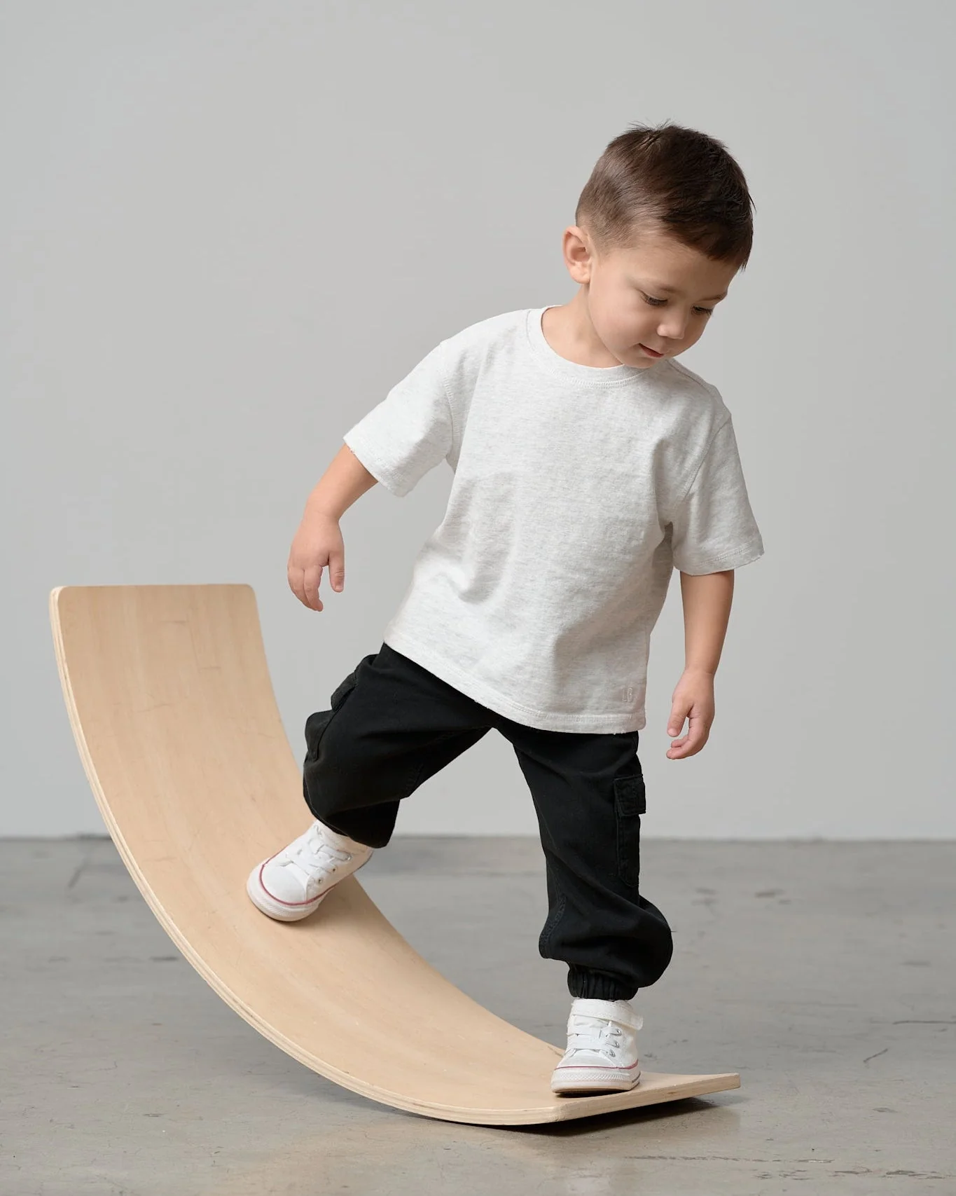 Athletic Boxy Tee - Light Heather Grey - Image 3
