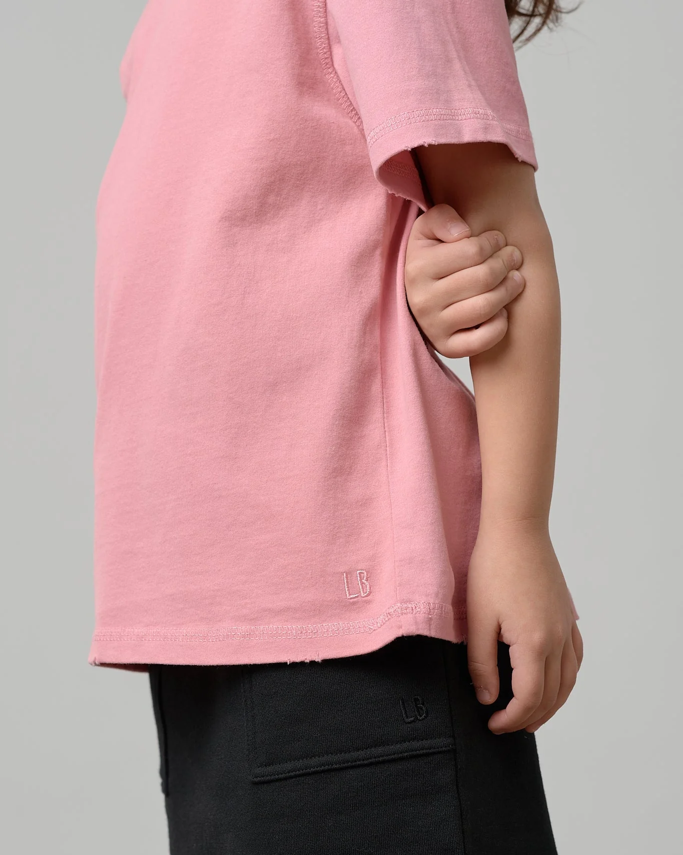 Athletic Boxy Tee - Rose - Image 10