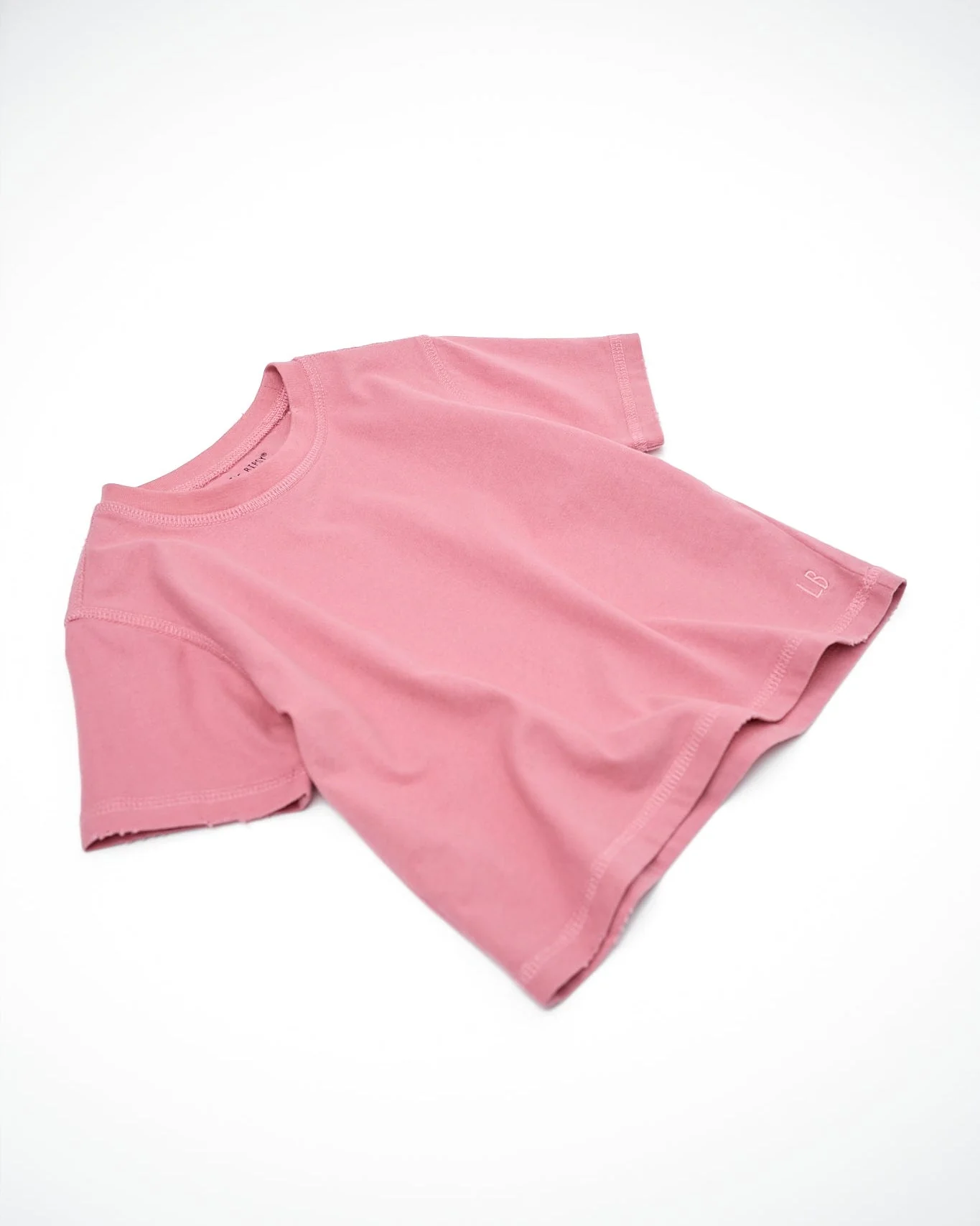 Athletic Boxy Tee - Rose - Image 11