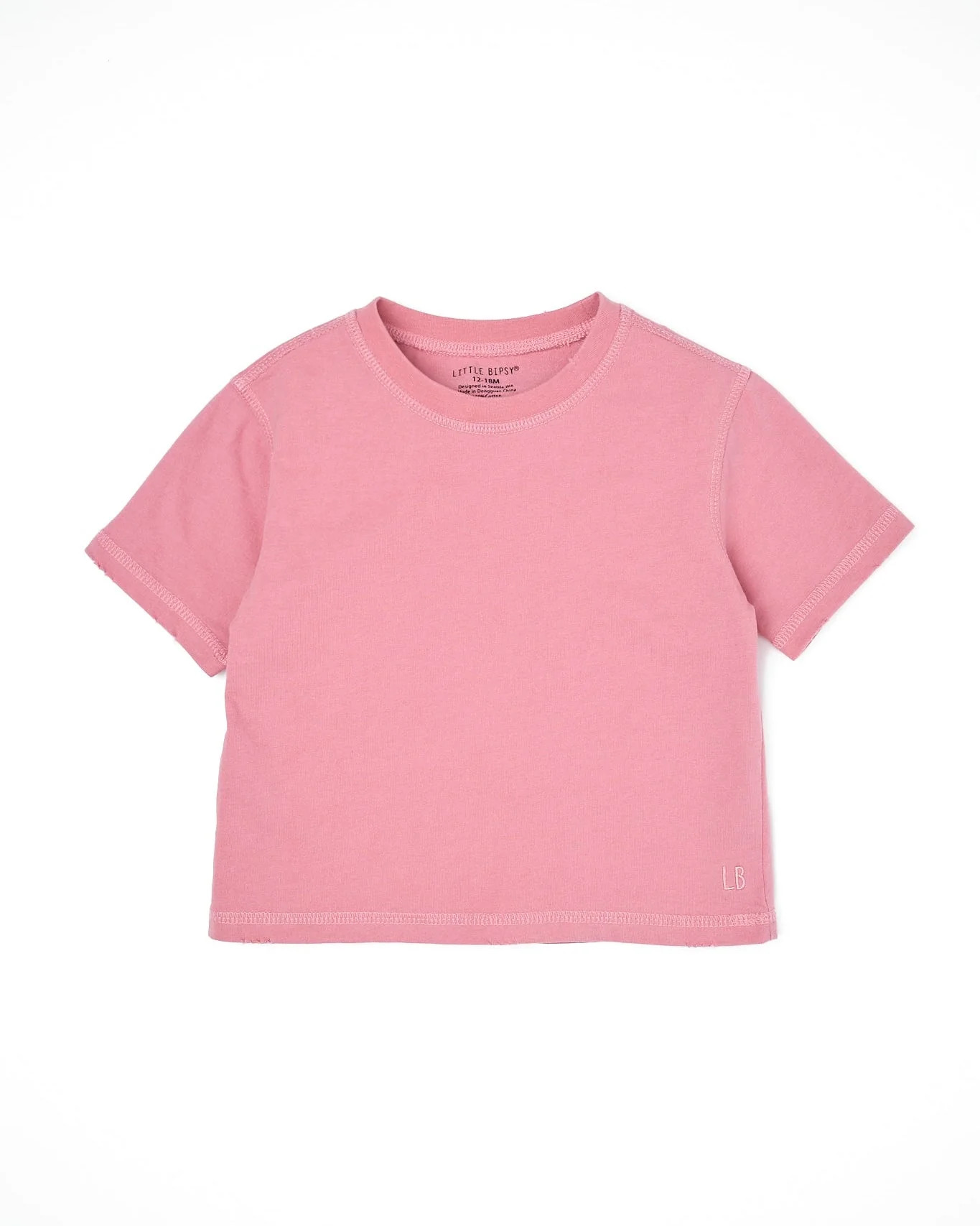 Athletic Boxy Tee - Rose - Image 12