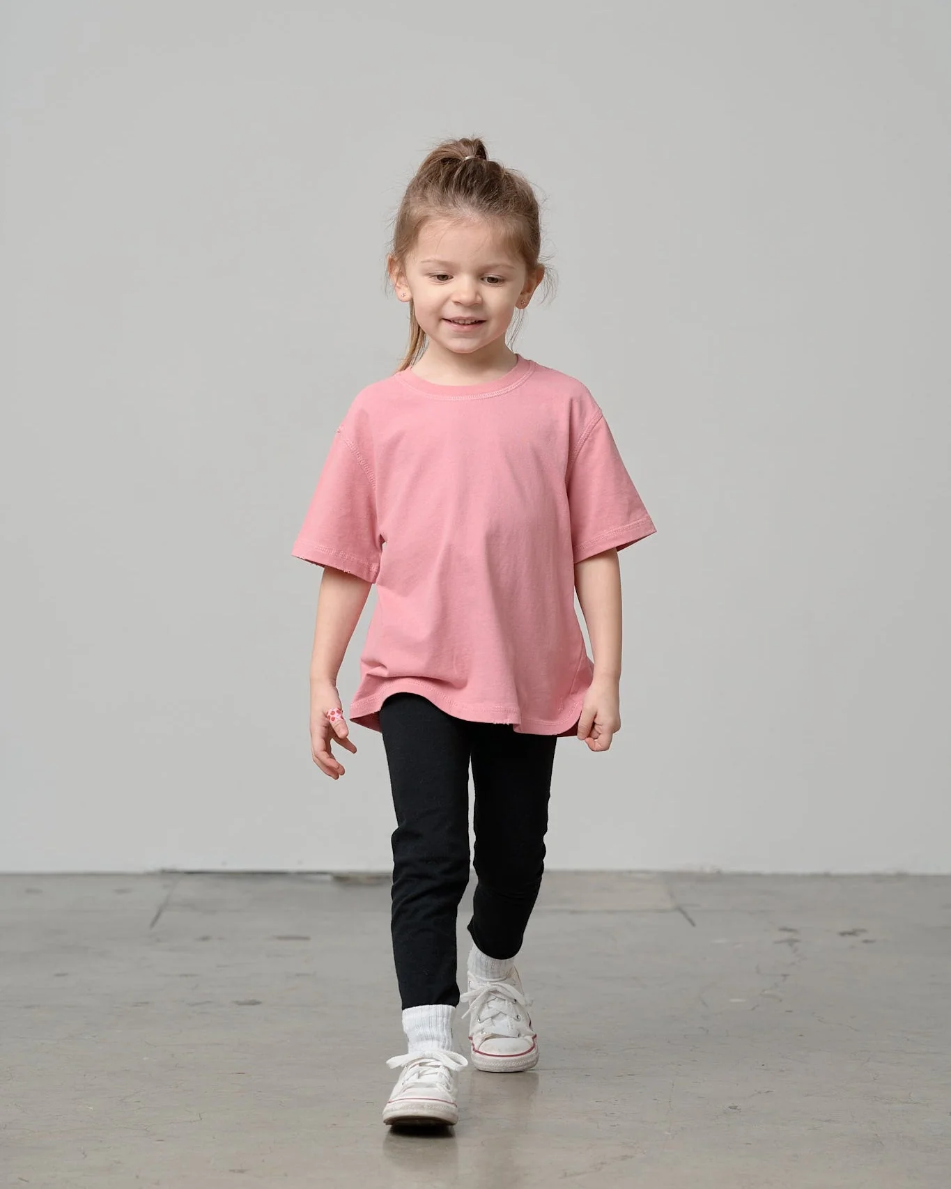 Athletic Boxy Tee - Rose - Image 9