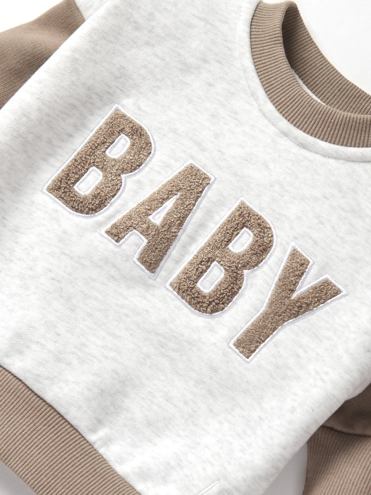 Baby Elevated Crewneck - Mushroom - Image 5