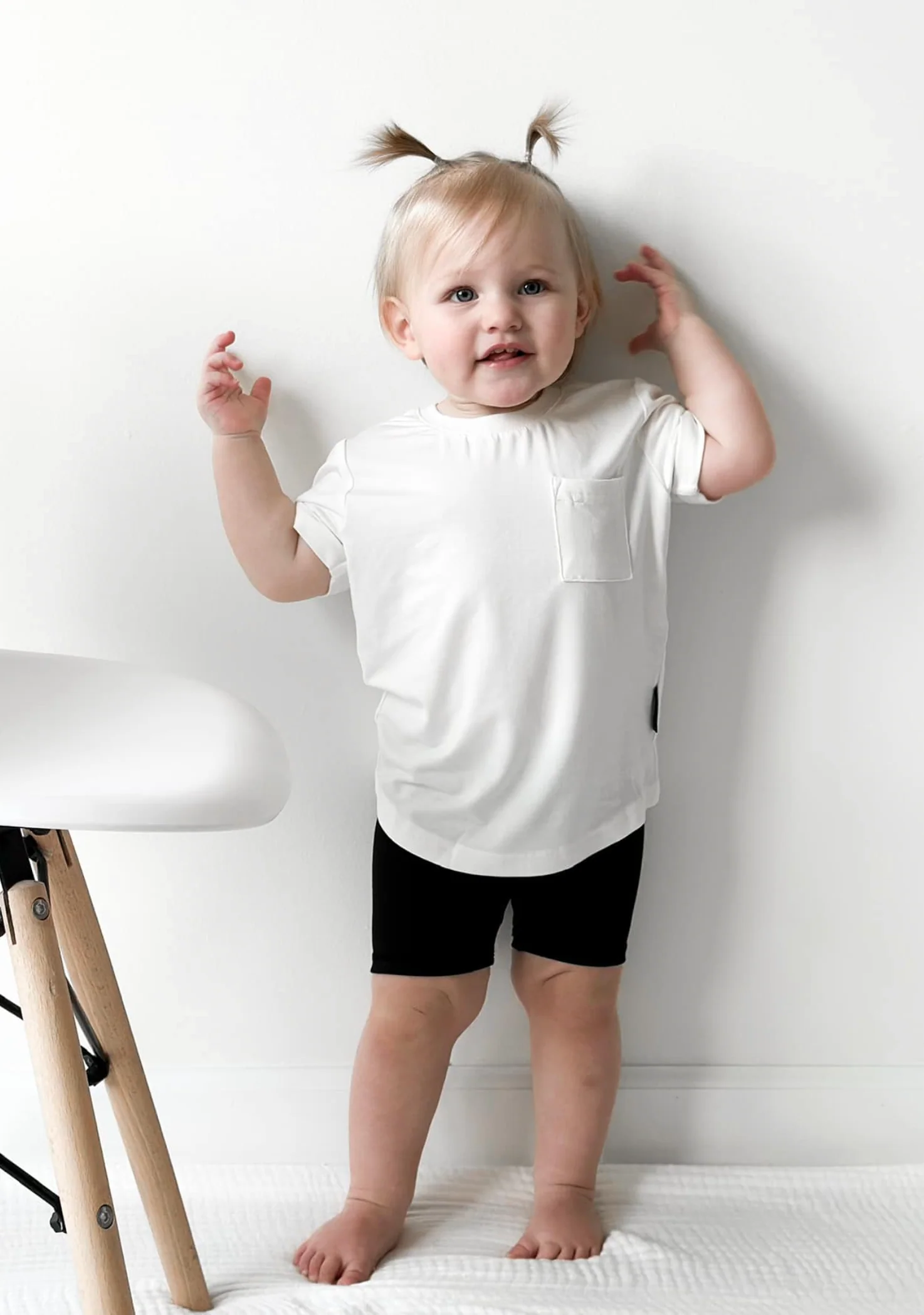 Bamboo Pocket Tee - Off White - Image 10