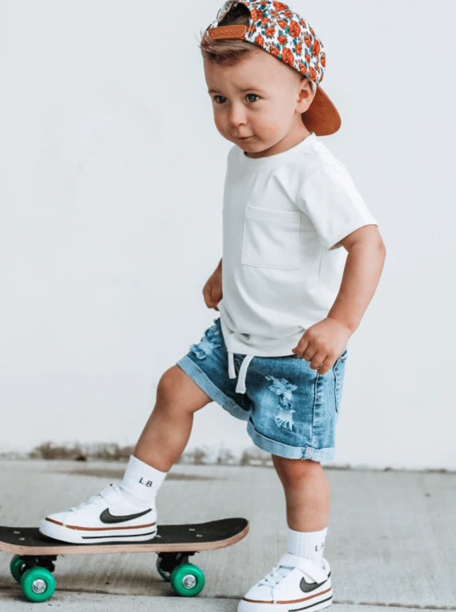 Bamboo Pocket Tee - Off White - Image 16