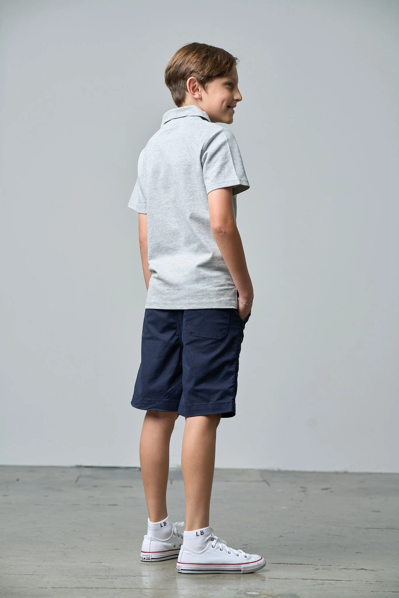 Basic Chino Short - Navy - Image 10