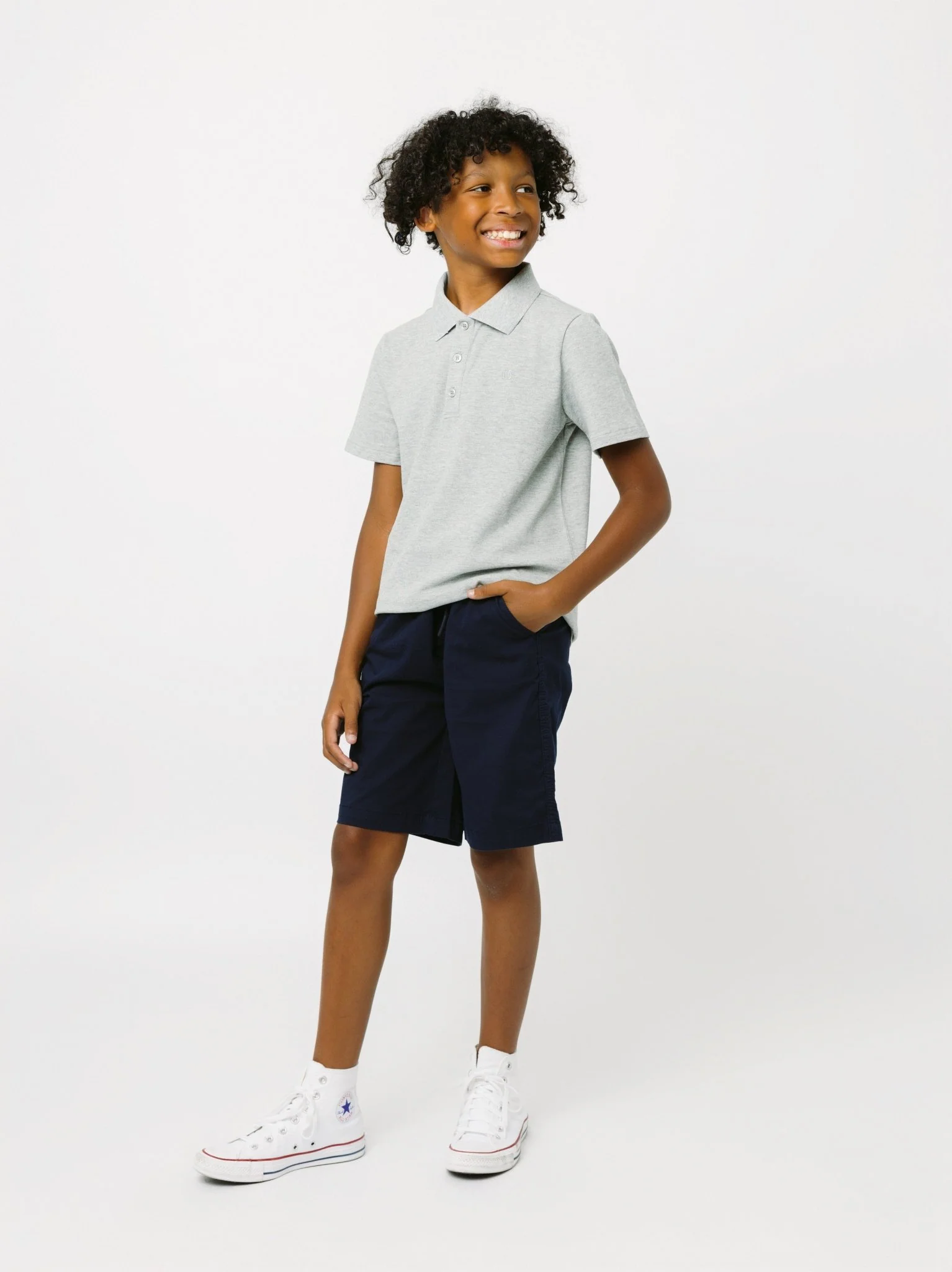 Basic Chino Short - Navy - Image 3