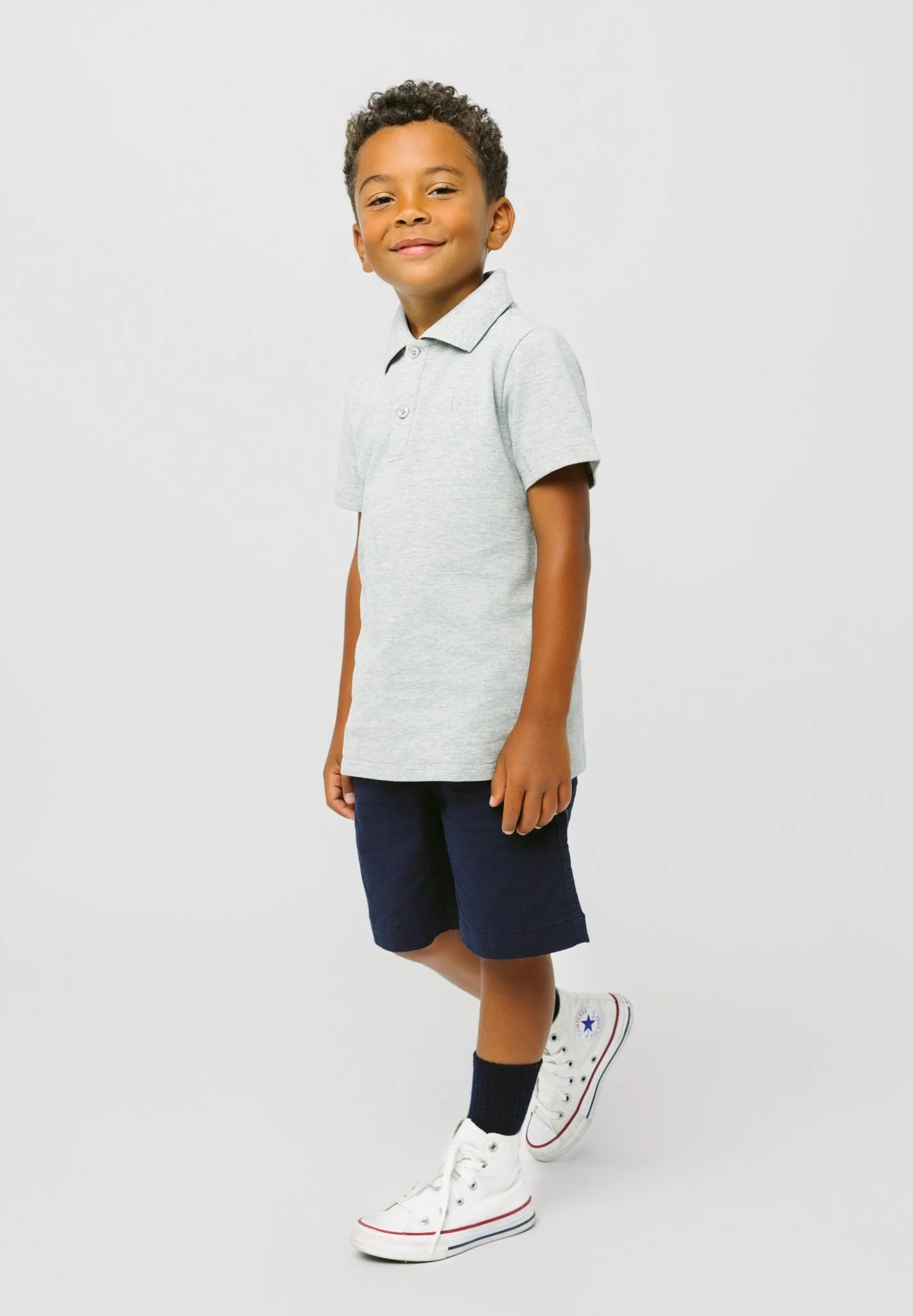 Basic Chino Short - Navy - Image 5