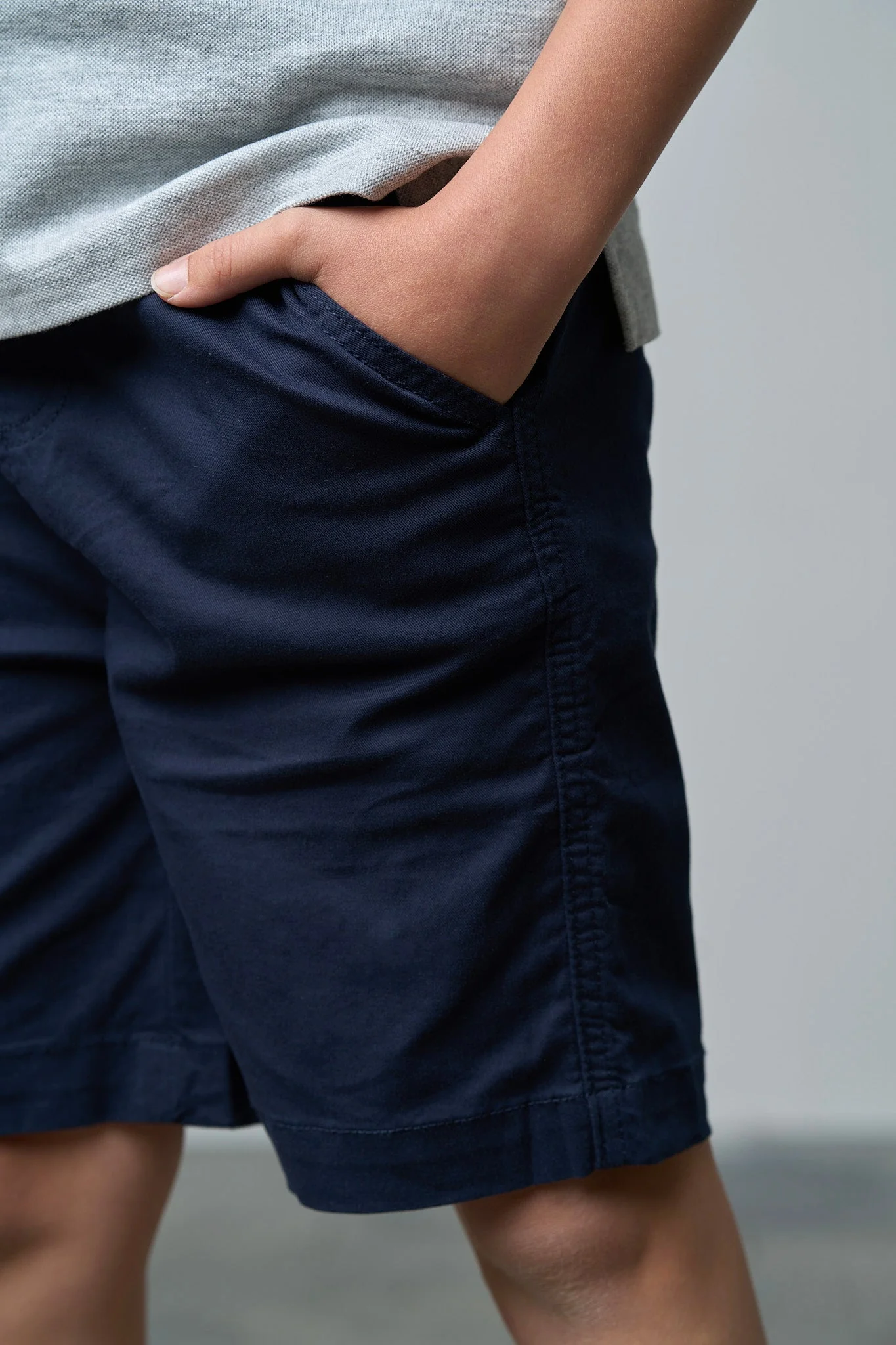 Basic Chino Short - Navy - Image 6