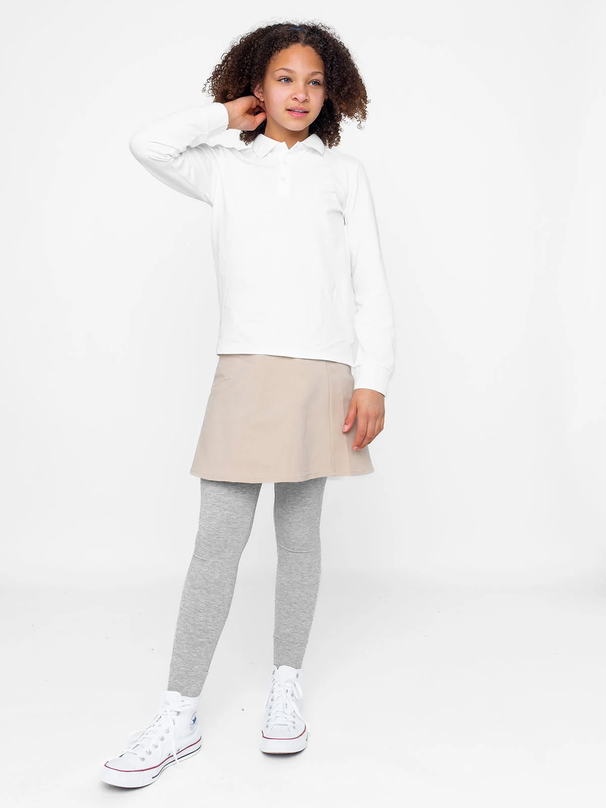 Basic Skirt - Camel - Image 3