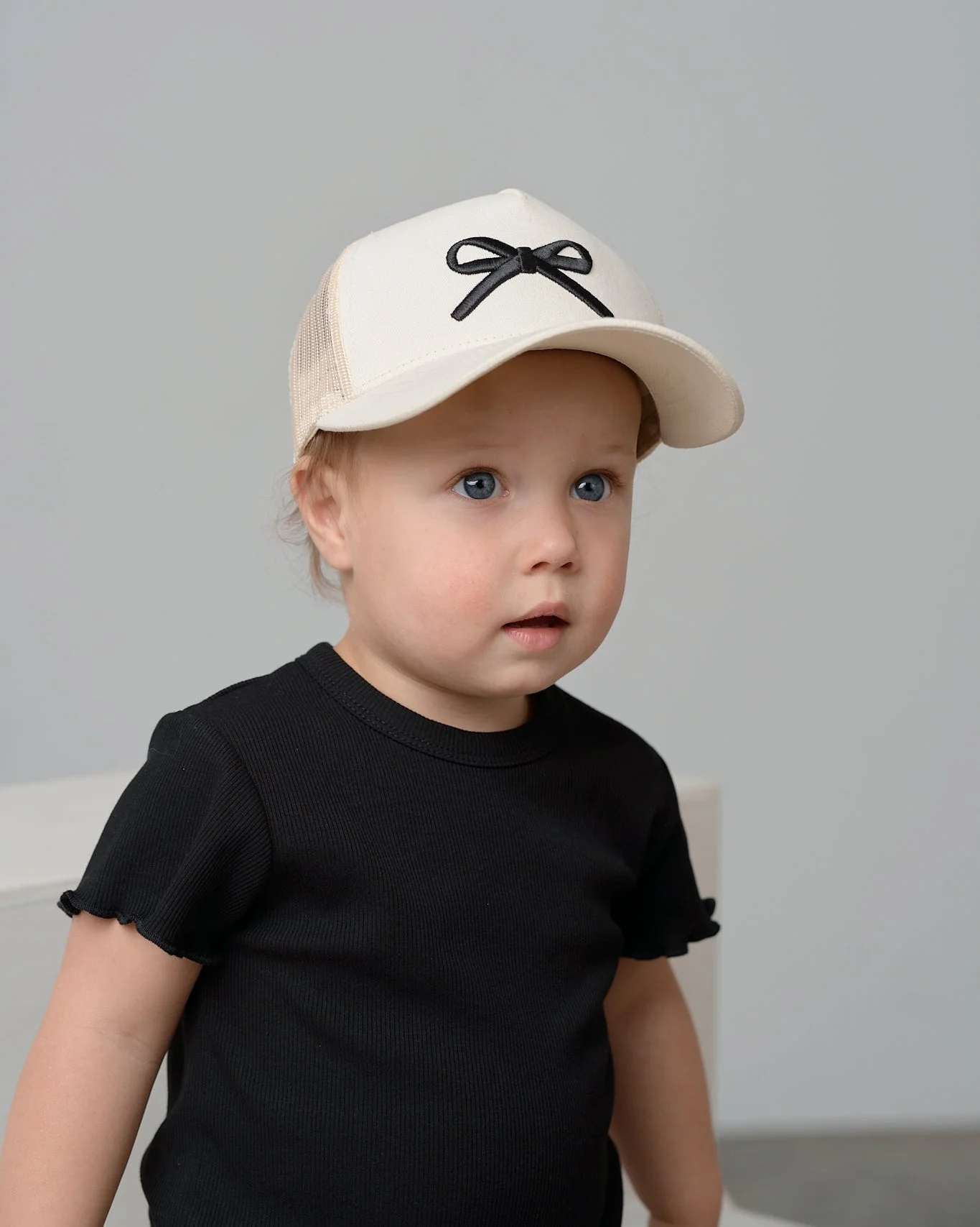 Bow Baseball Hat - Vanilla - Image 6