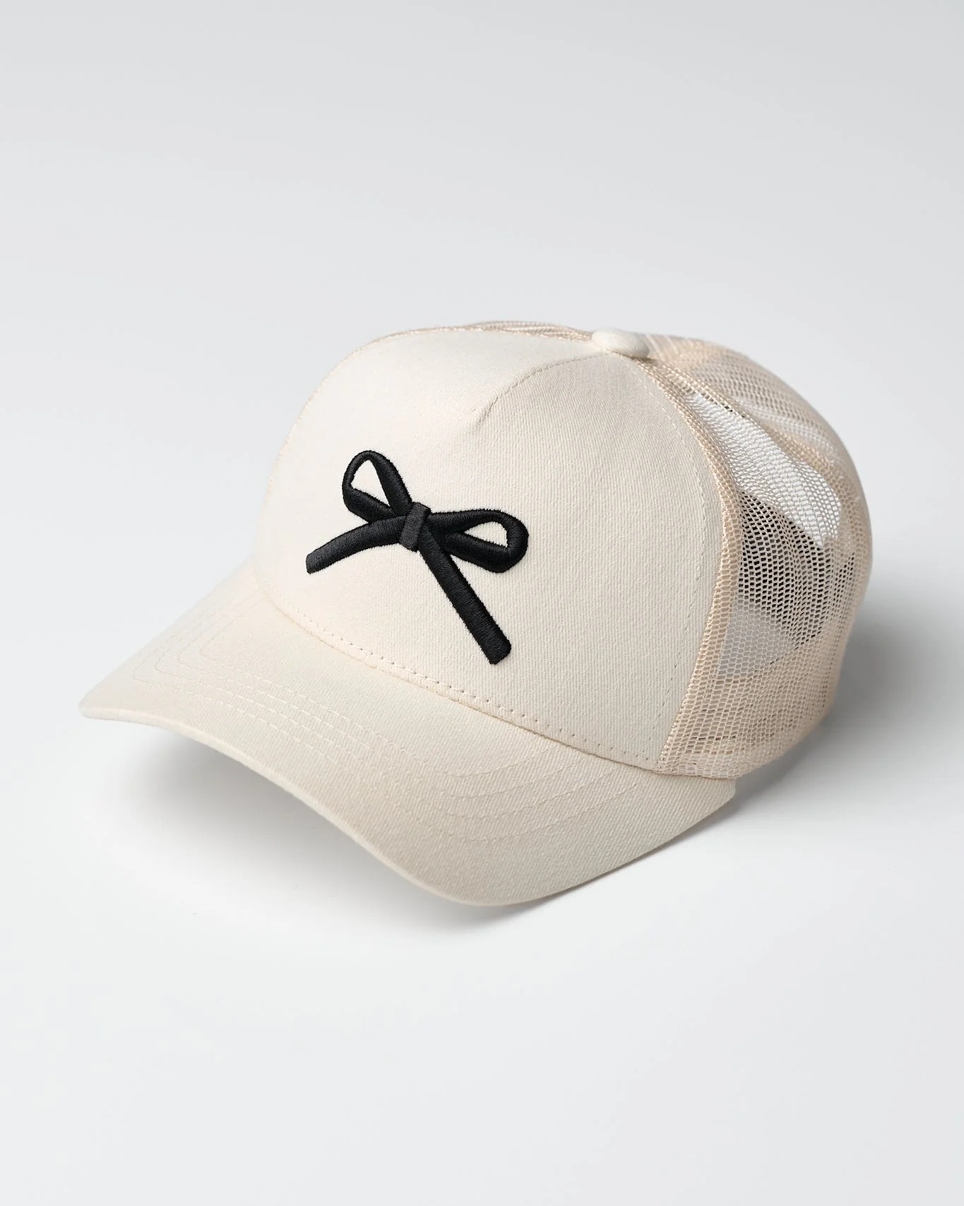 Bow Baseball Hat - Vanilla - Image 8