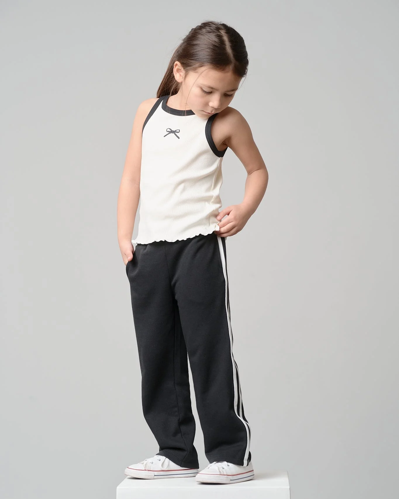 Bow Ribbed Tank - Vanilla - Image 7