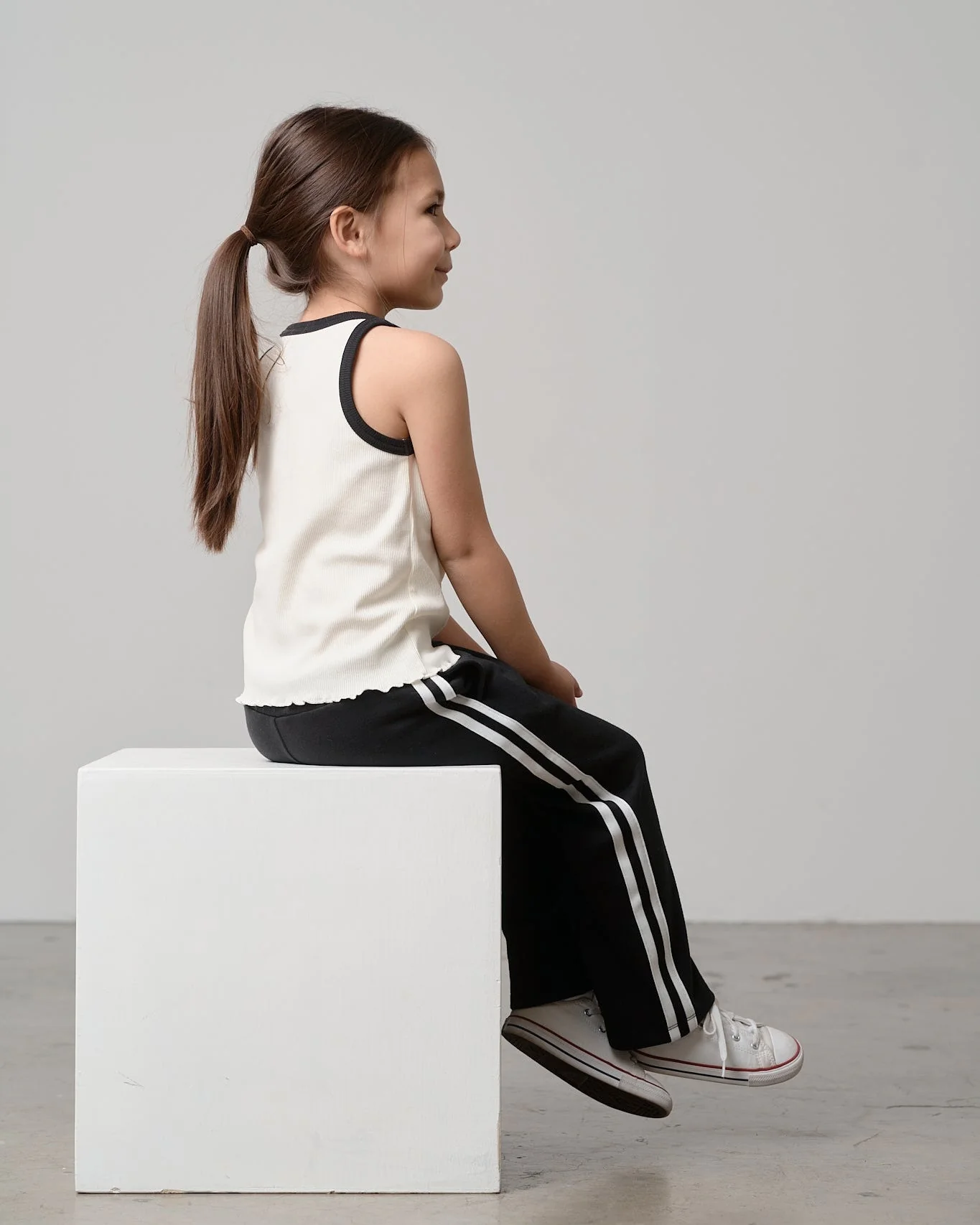 Bow Ribbed Tank - Vanilla - Image 8