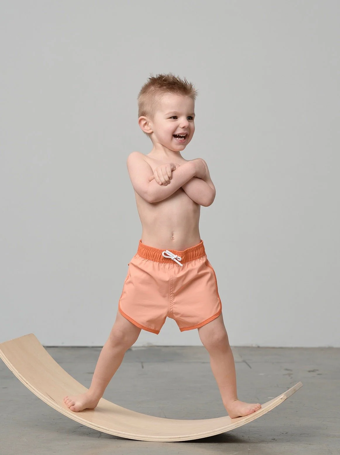 Boy's Swim Short - Melon - Image 5