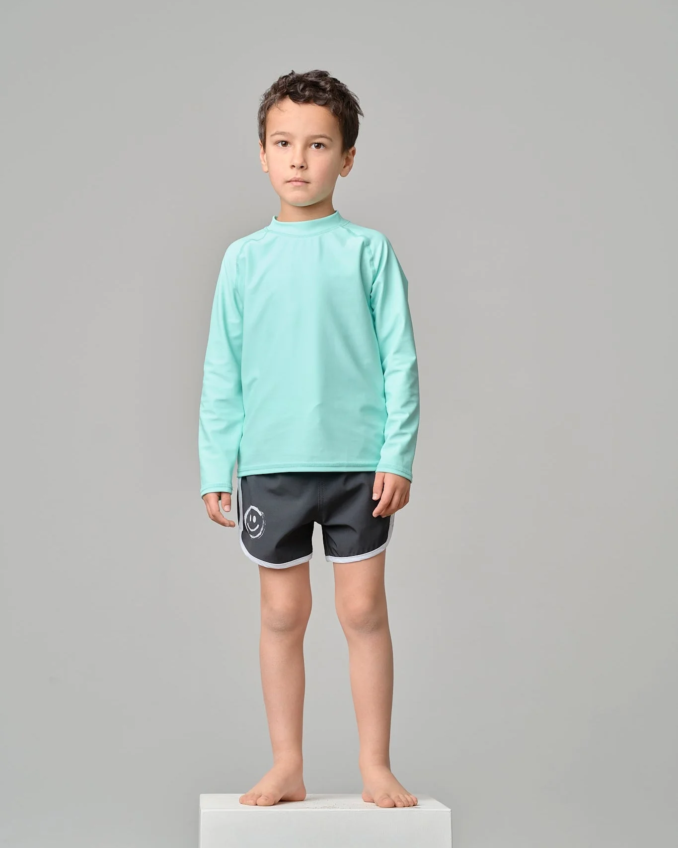 Boy's Swim Short - Smiley - Image 4
