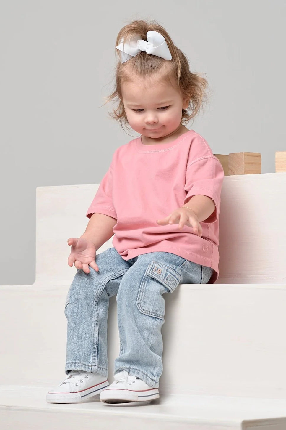 Cargo Denim Straight Leg - Light Wash - Image 12