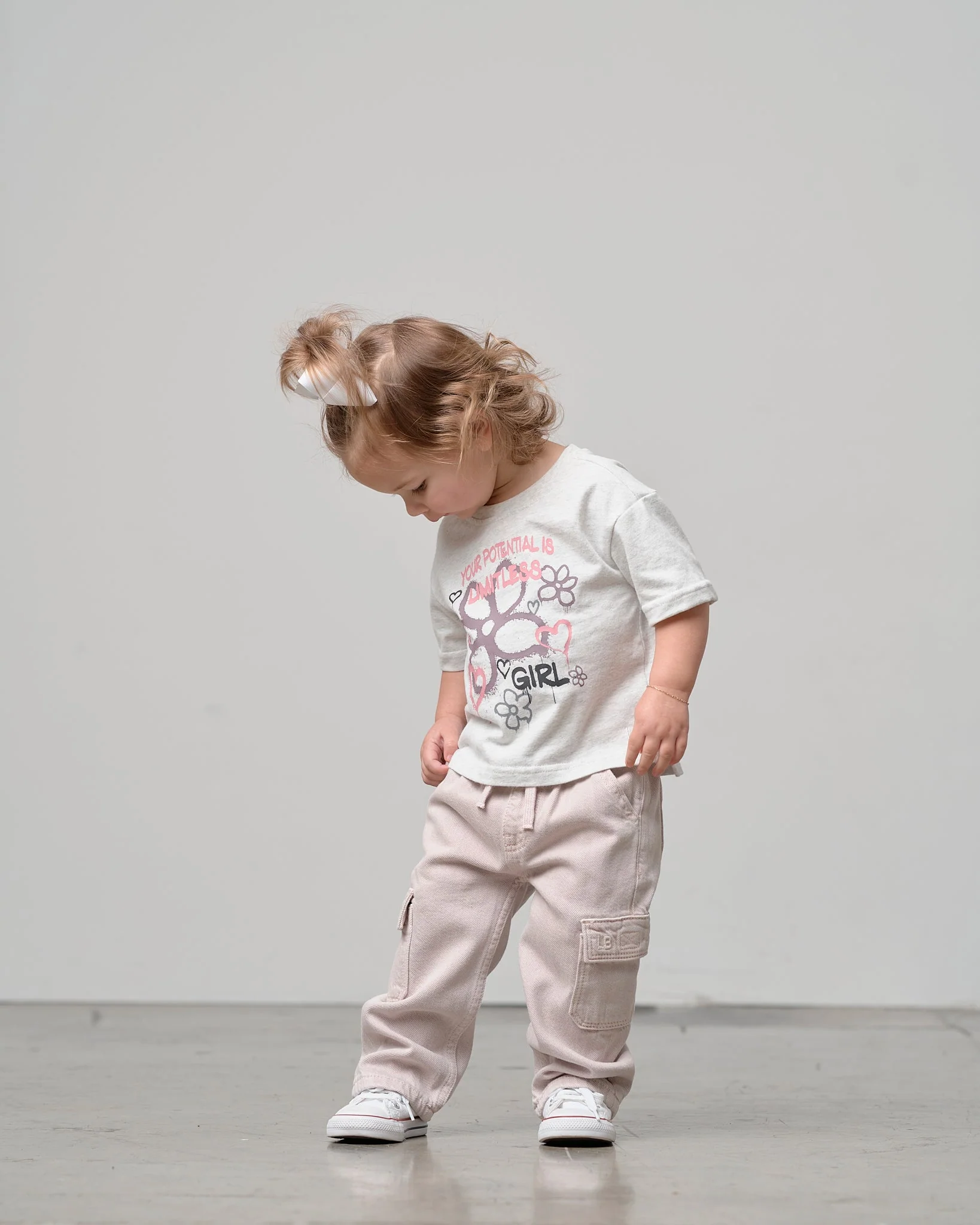 Cargo Denim Straight Leg - Soft Pink Wash - Image 5