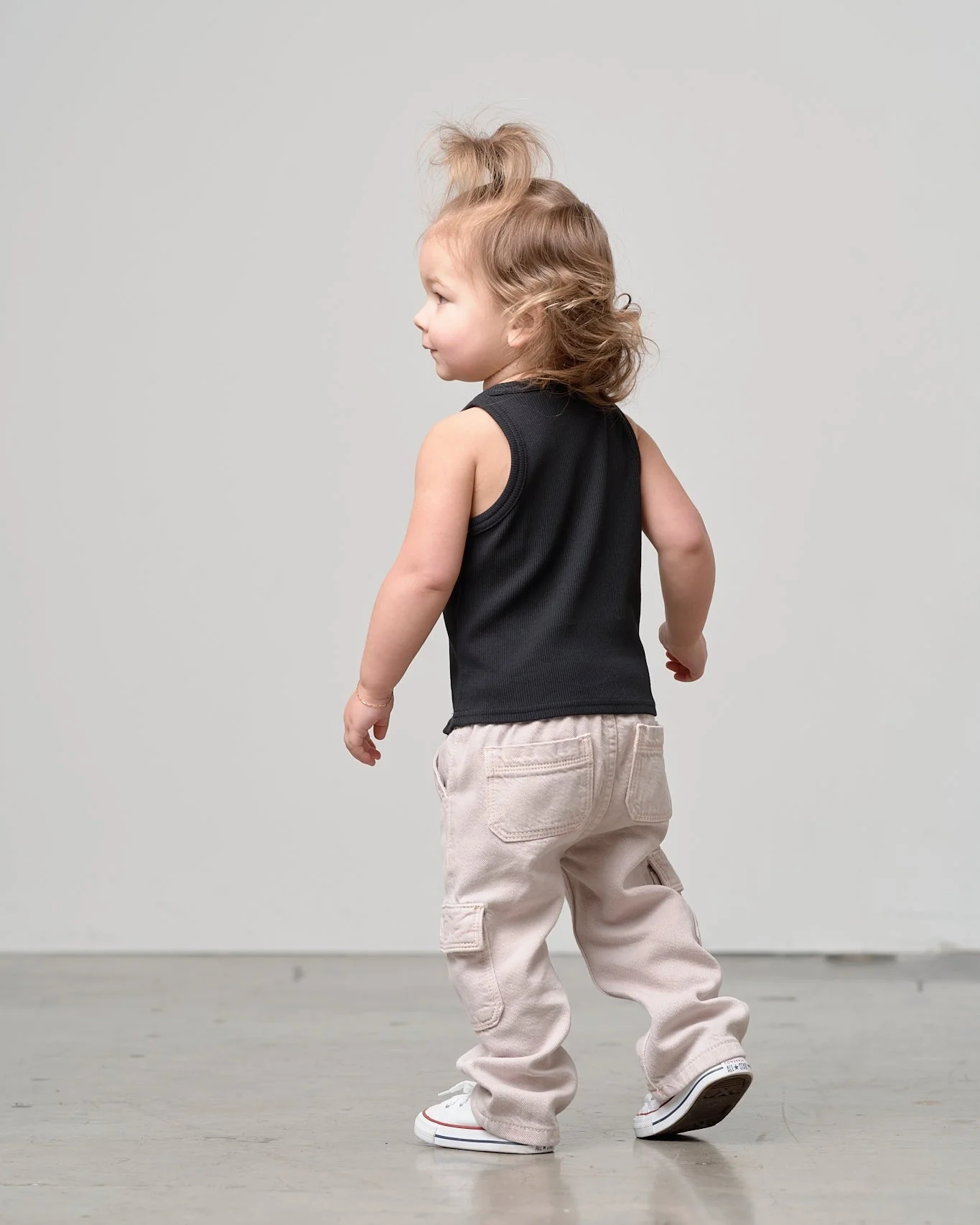Cargo Denim Straight Leg - Soft Pink Wash - Image 8