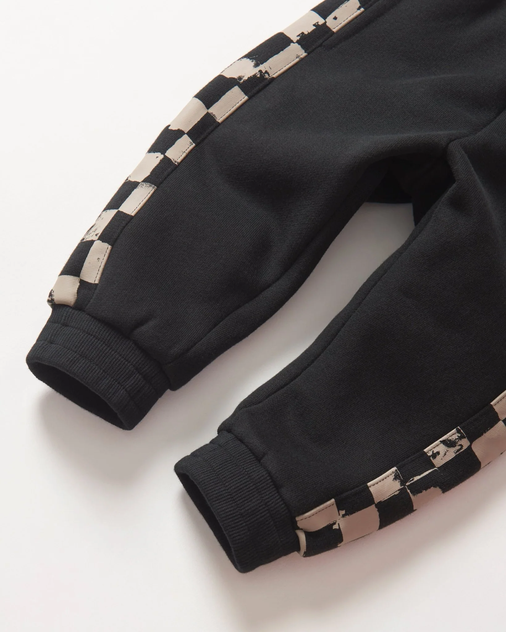 Check Stripe Elevated Sweatpant - Black - Image 10