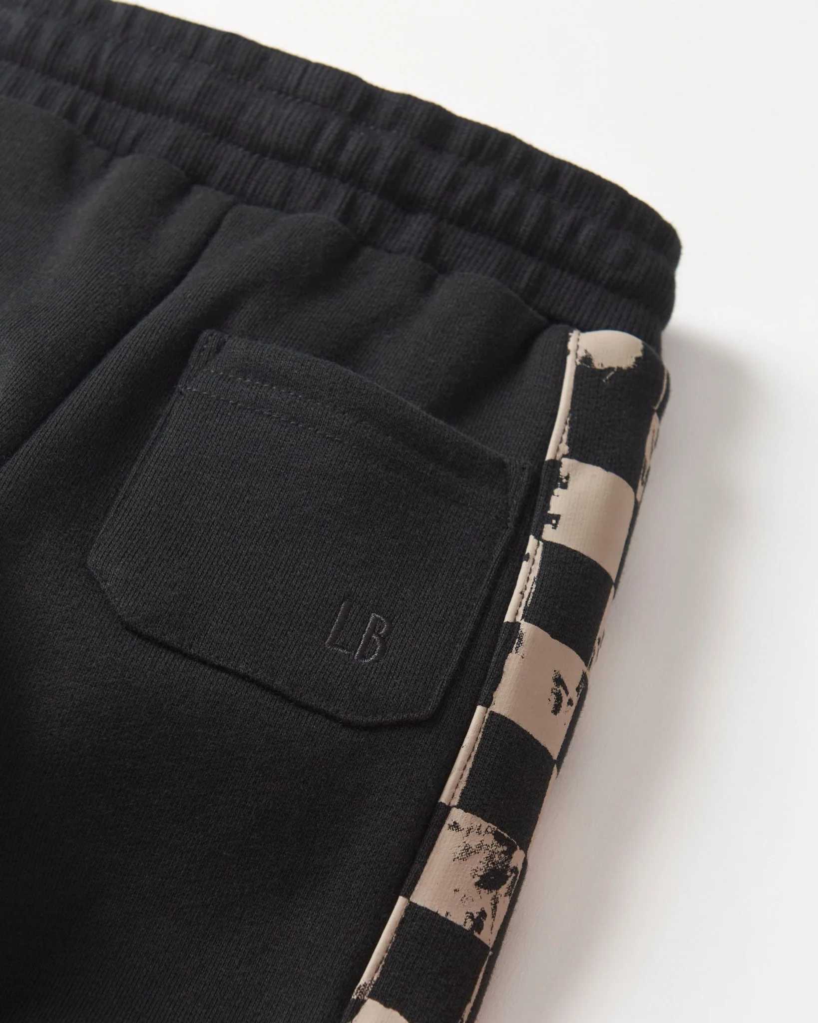 Check Stripe Elevated Sweatpant - Black - Image 11