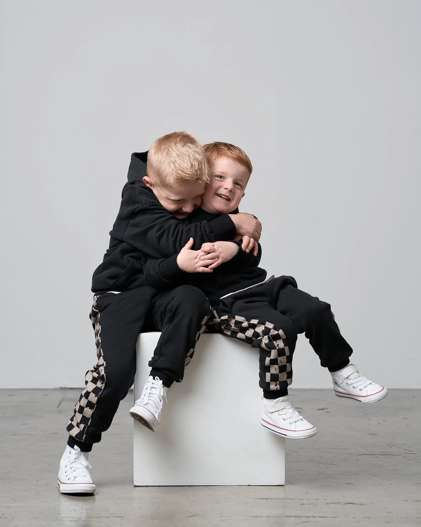 Check Stripe Elevated Sweatpant - Black - Image 4
