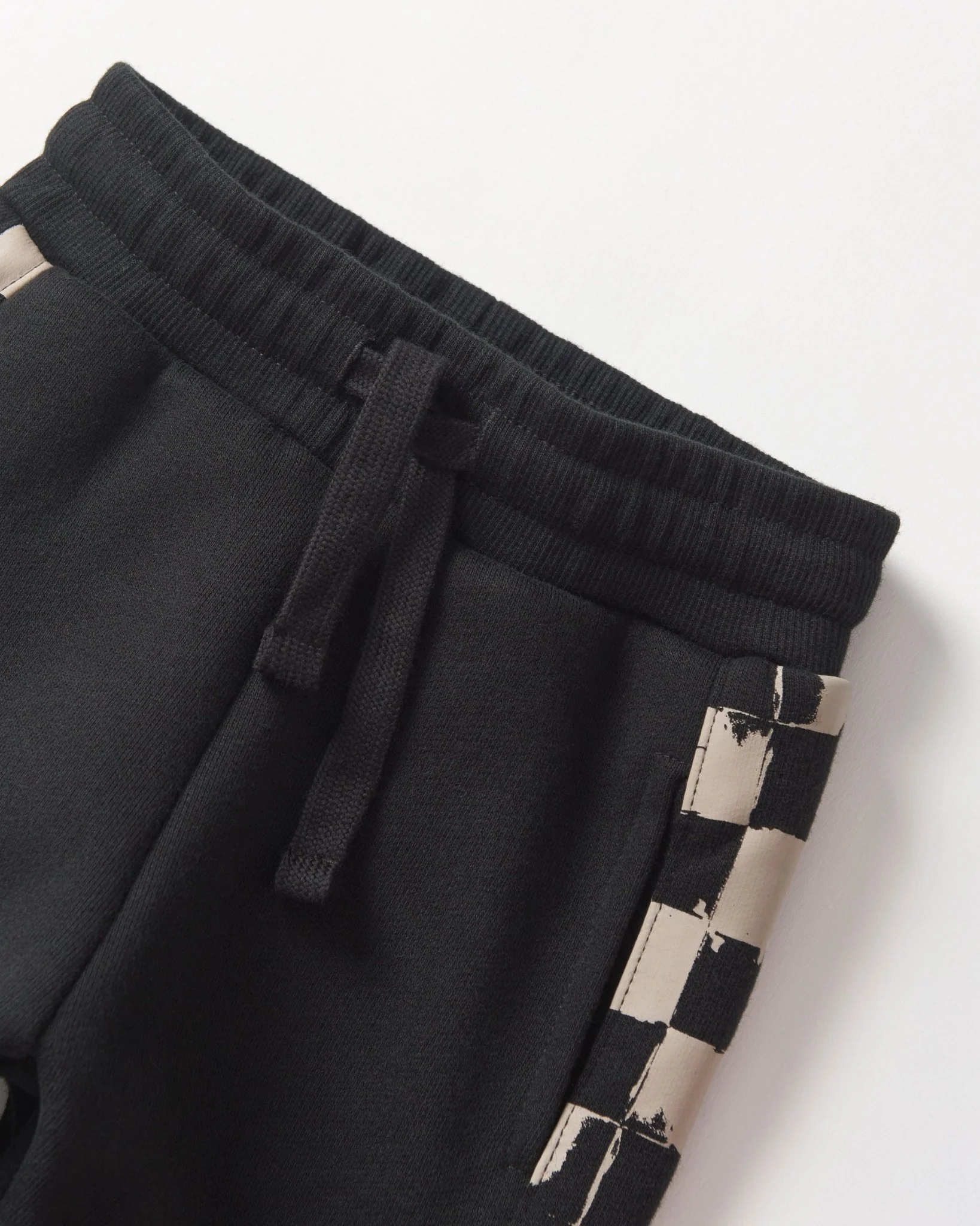 Check Stripe Elevated Sweatpant - Black - Image 9