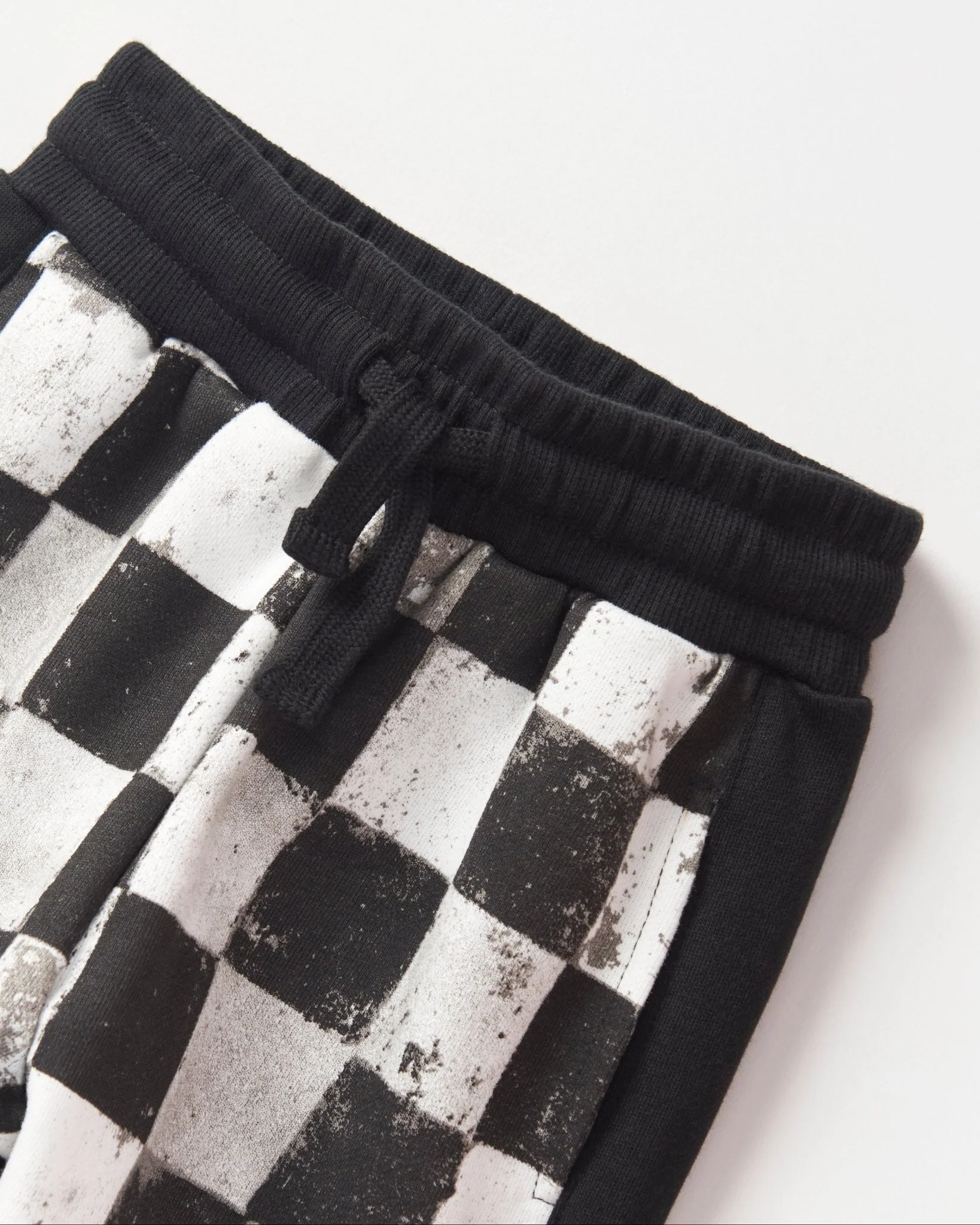 Checkered Sweatpant - Black - Image 9