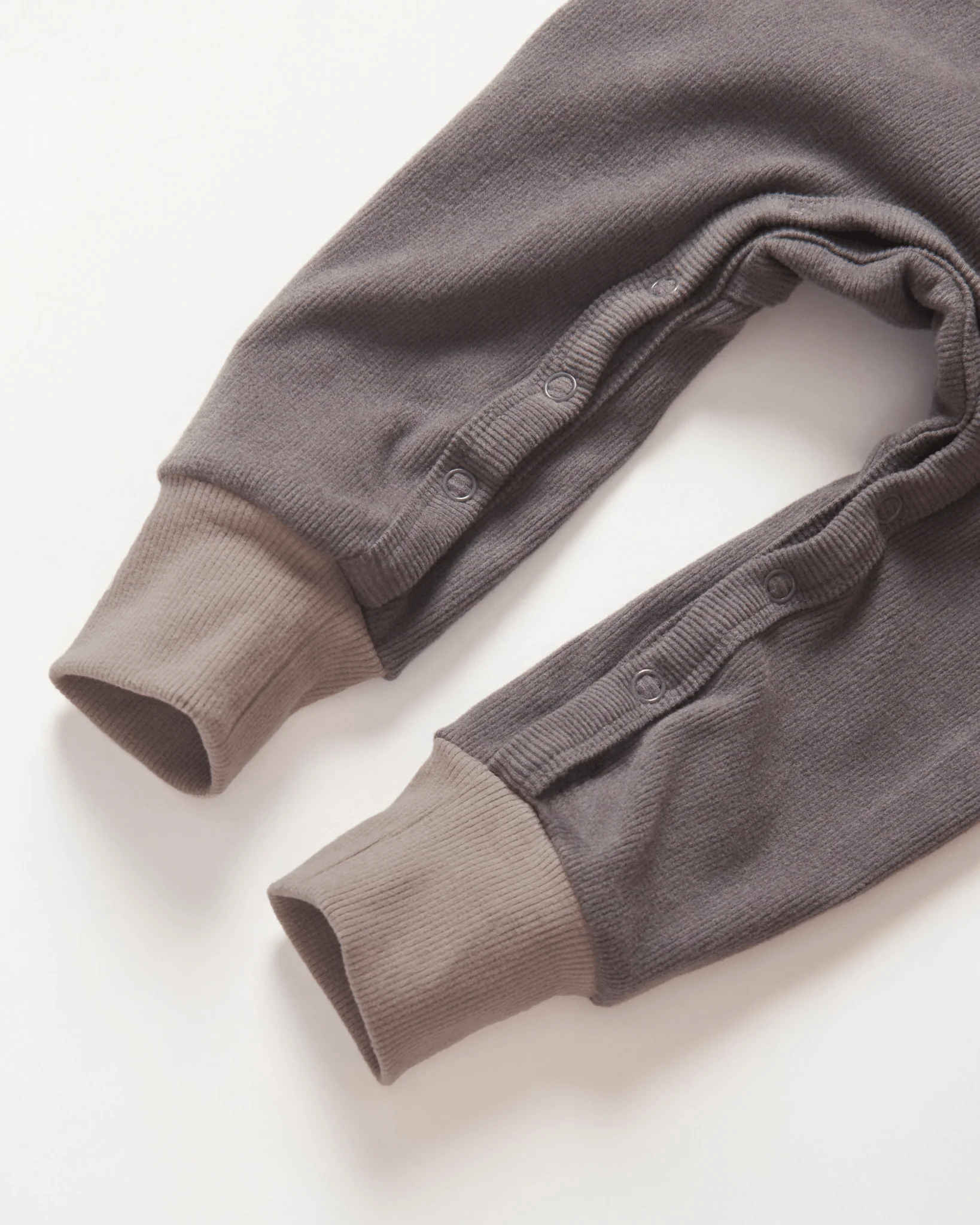 Colorblock Ribbed Romper - Graphite - Image 7