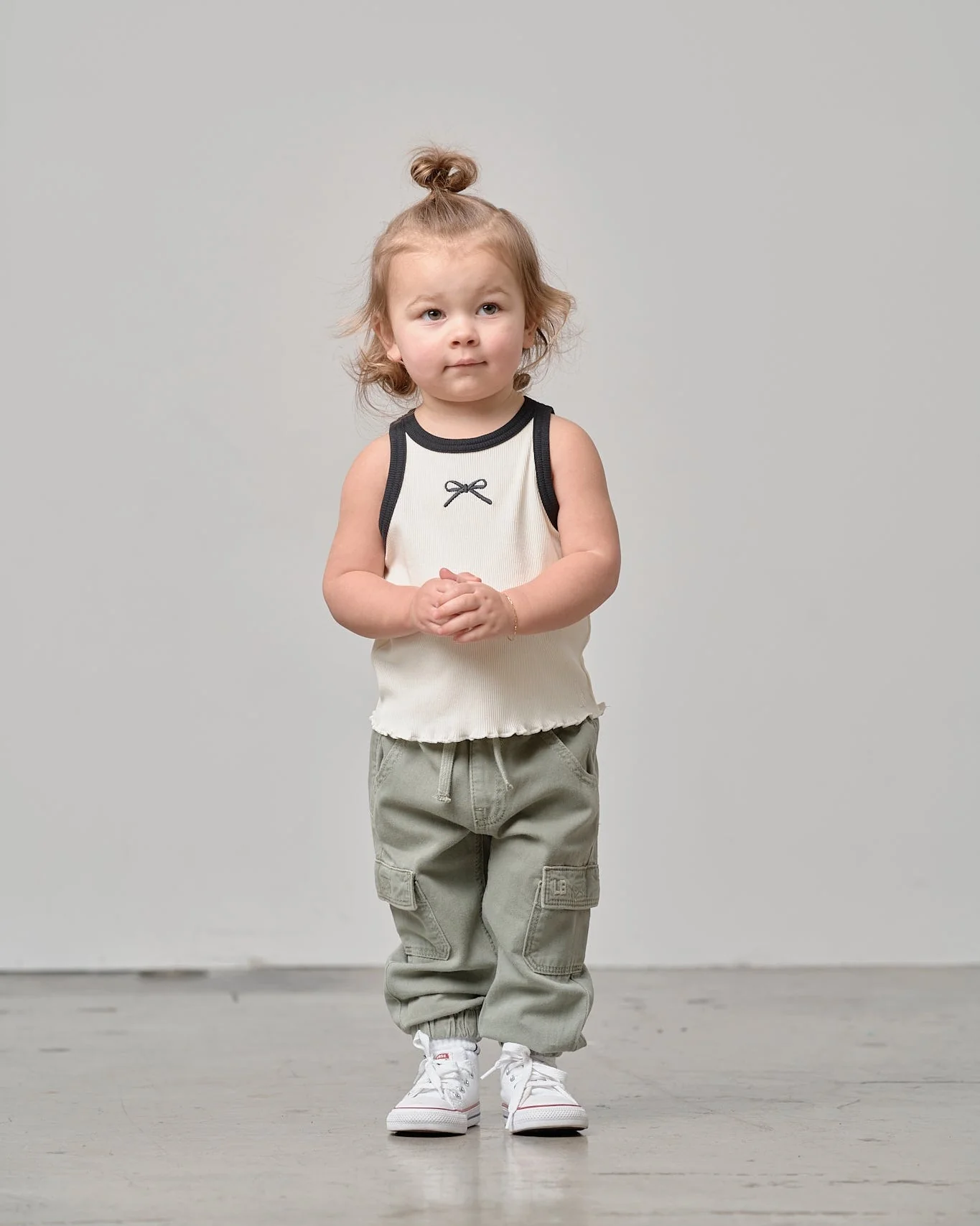 Cotton Twill Cargo Jogger - Agave - Image 5