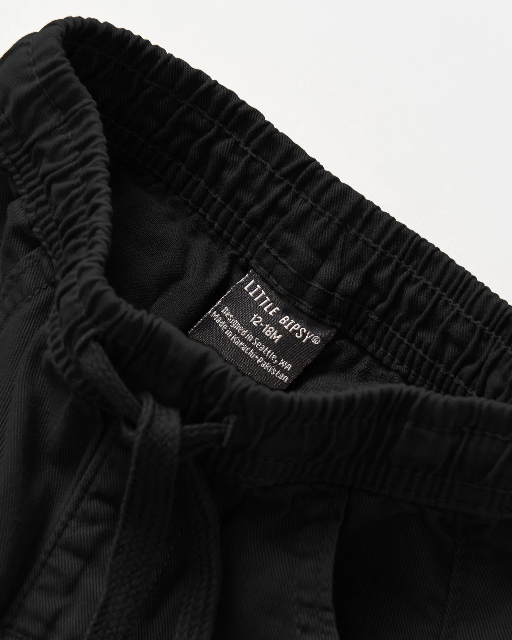 Cotton Twill Cargo Jogger - Black - Image 14