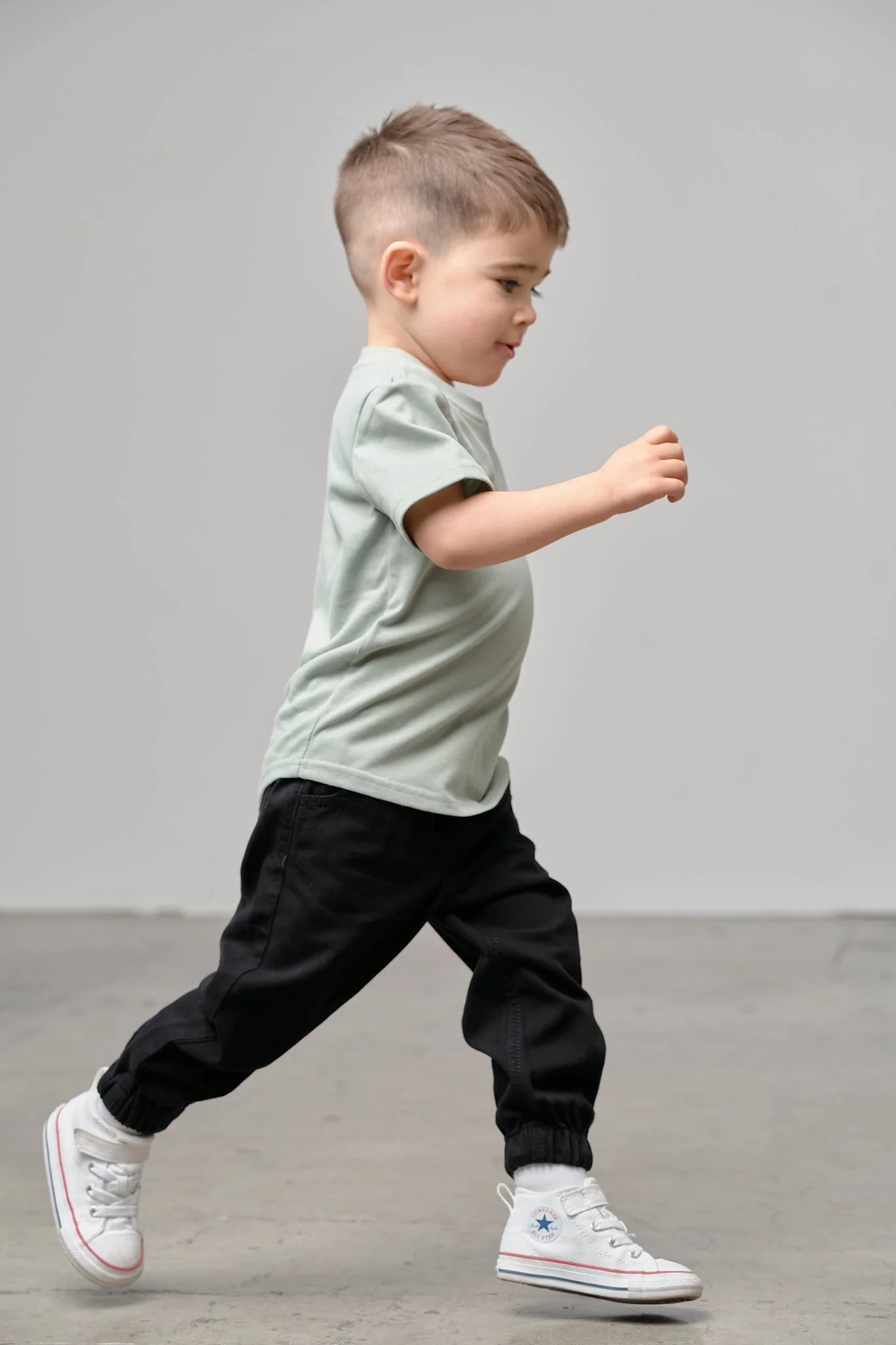 Cotton Twill Jogger - Black - Image 5