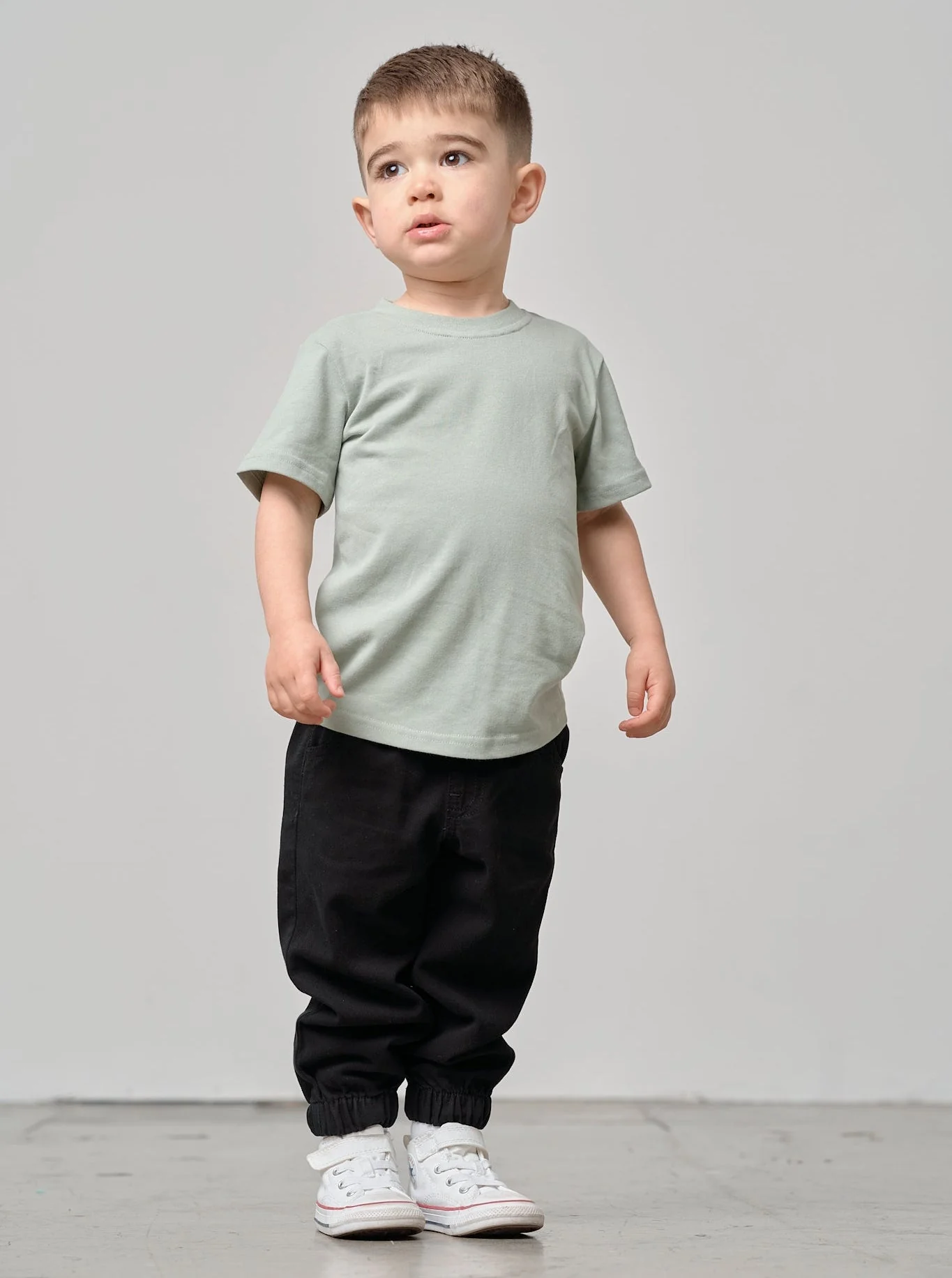 Cotton Twill Jogger - Black - Image 6