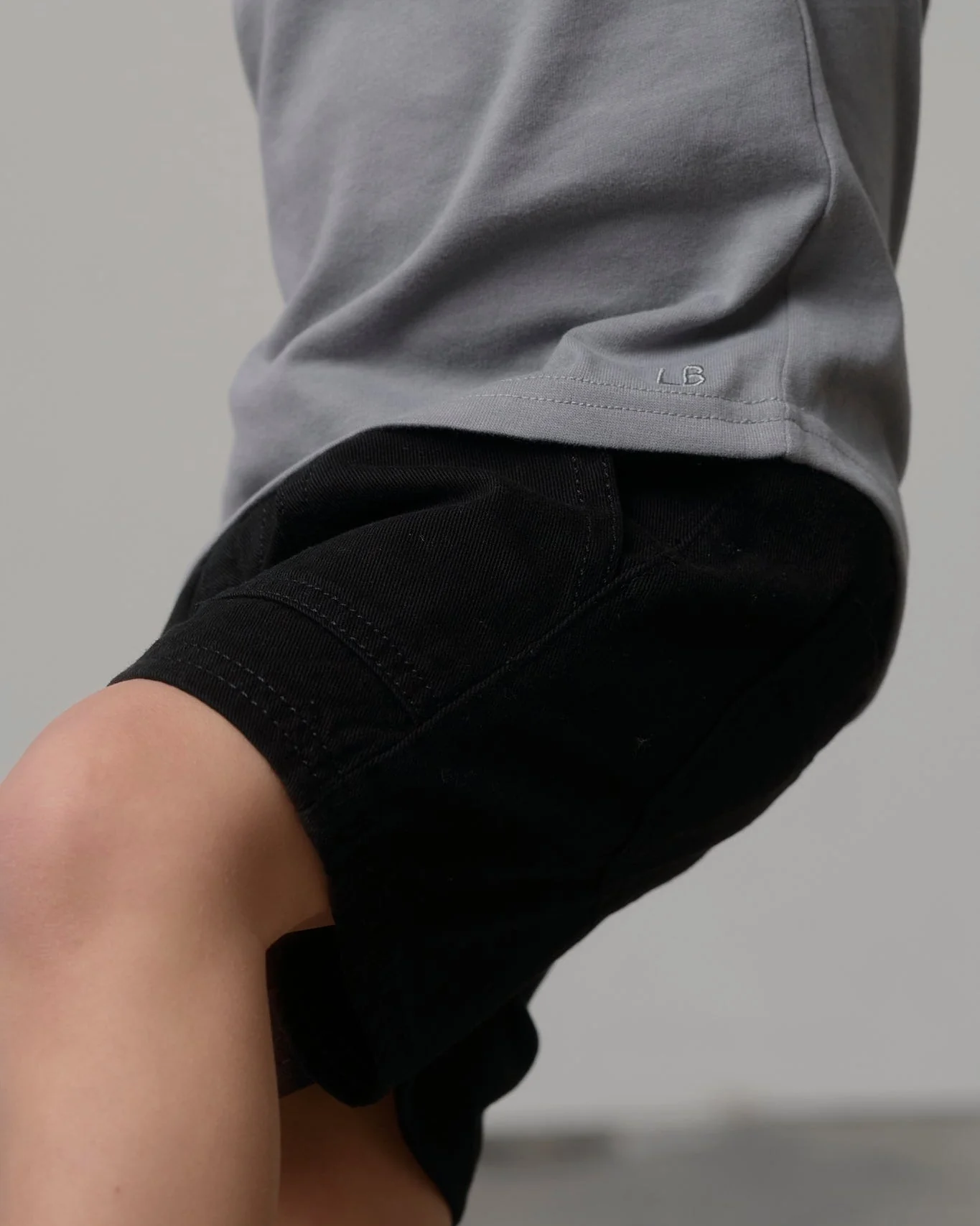 Cotton Twill Short - Black - Image 10