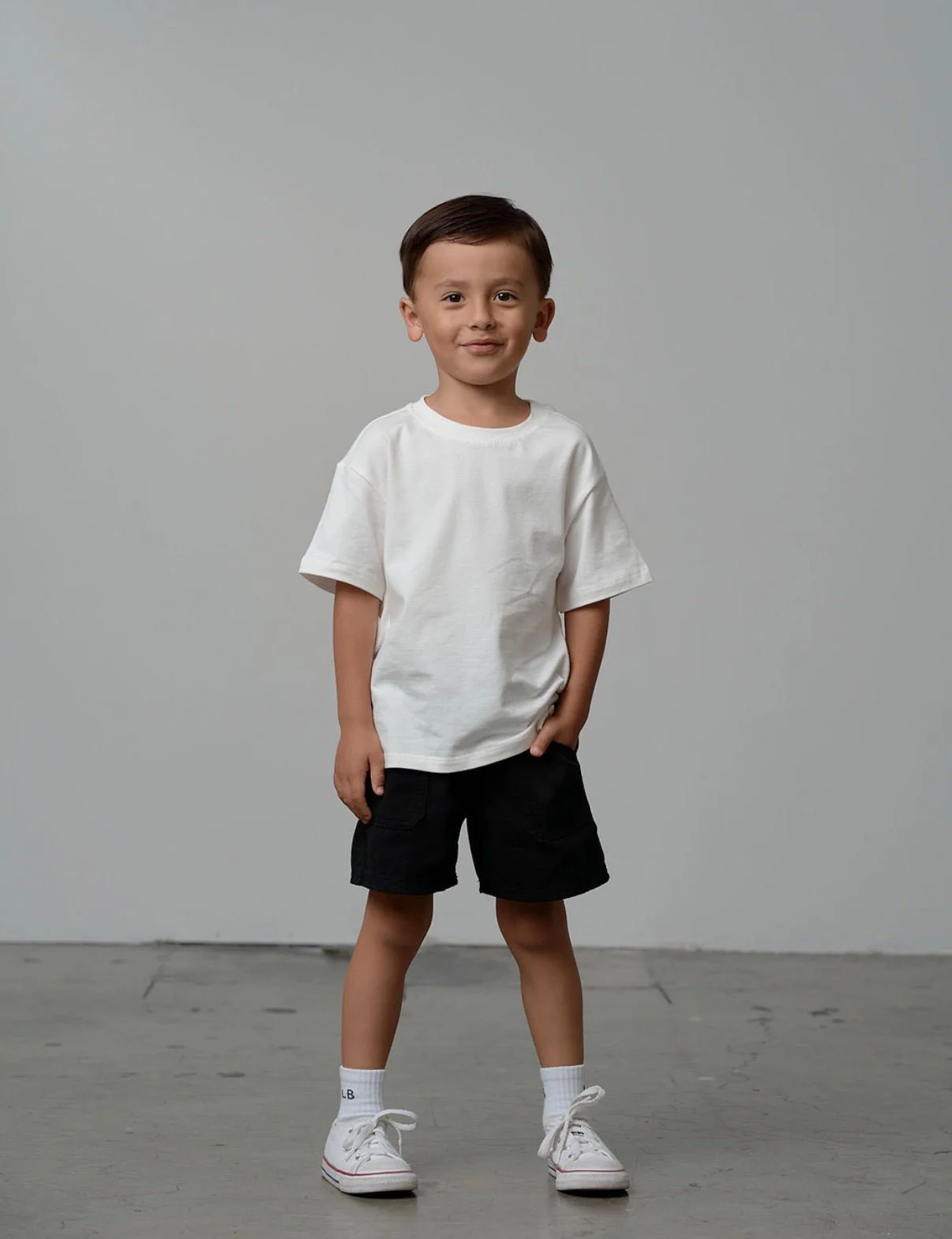 Cotton Twill Short - Black - Image 5