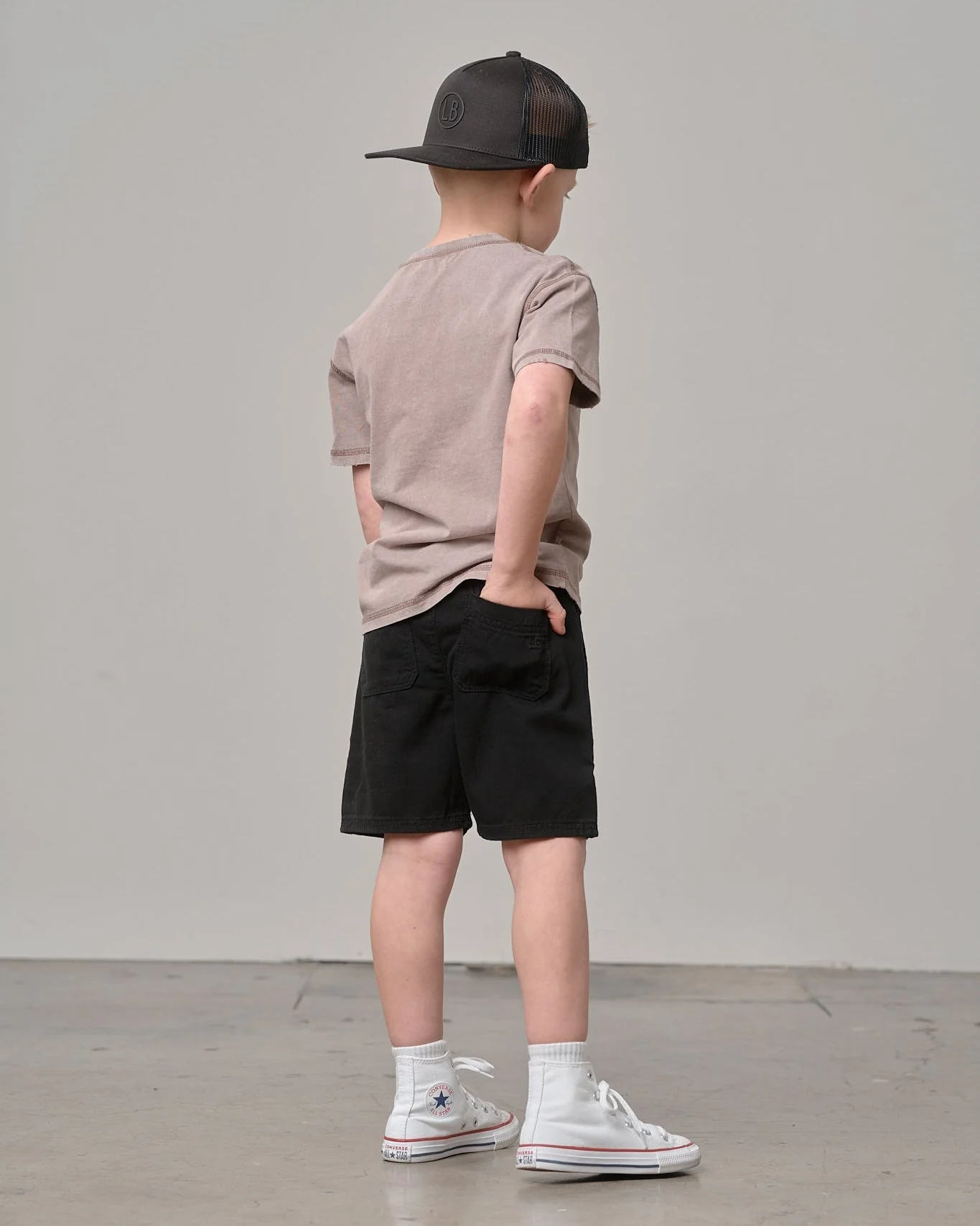 Cotton Twill Short - Black - Image 8