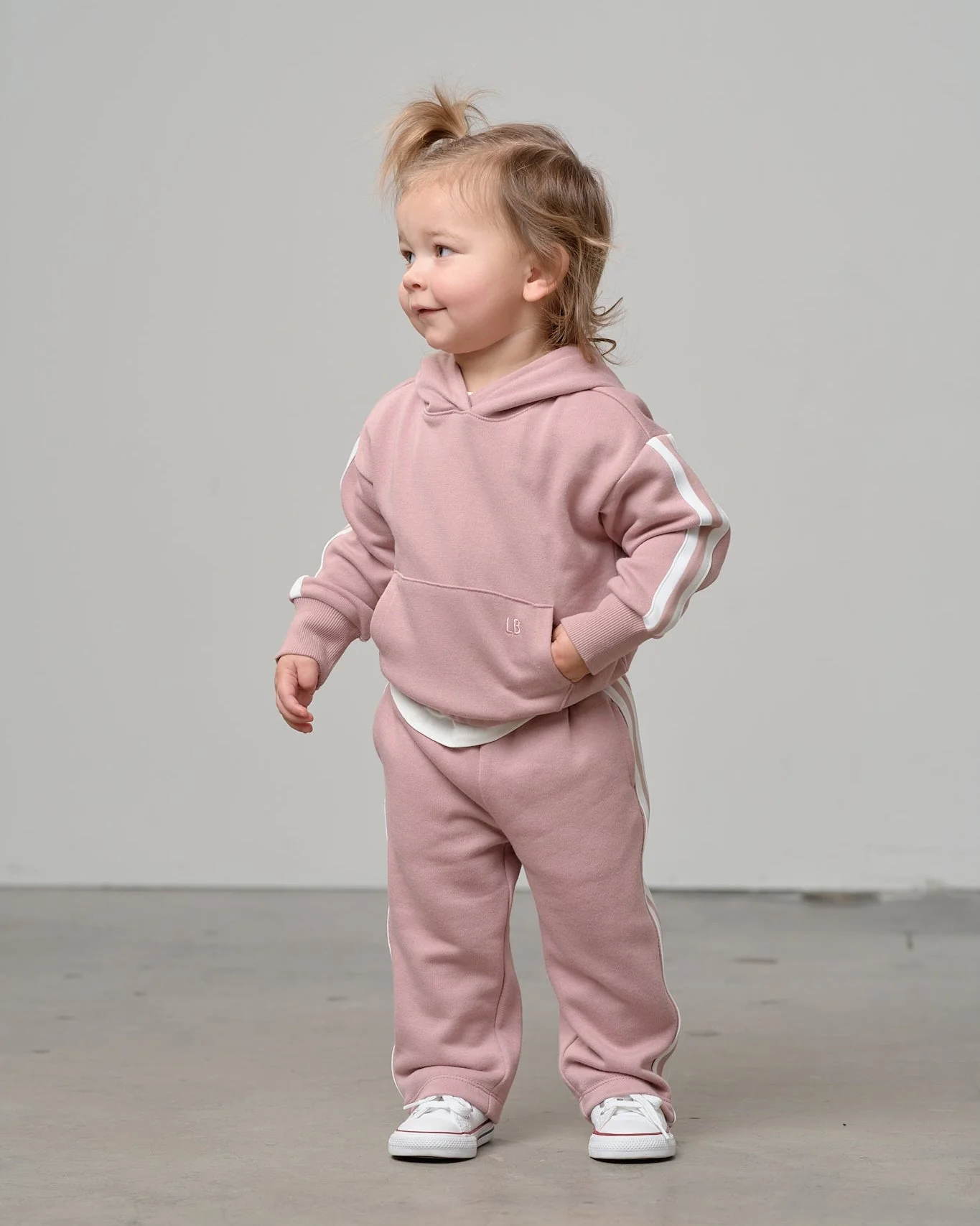 Cropped Hoodie - Dusty Rosewood - Image 4