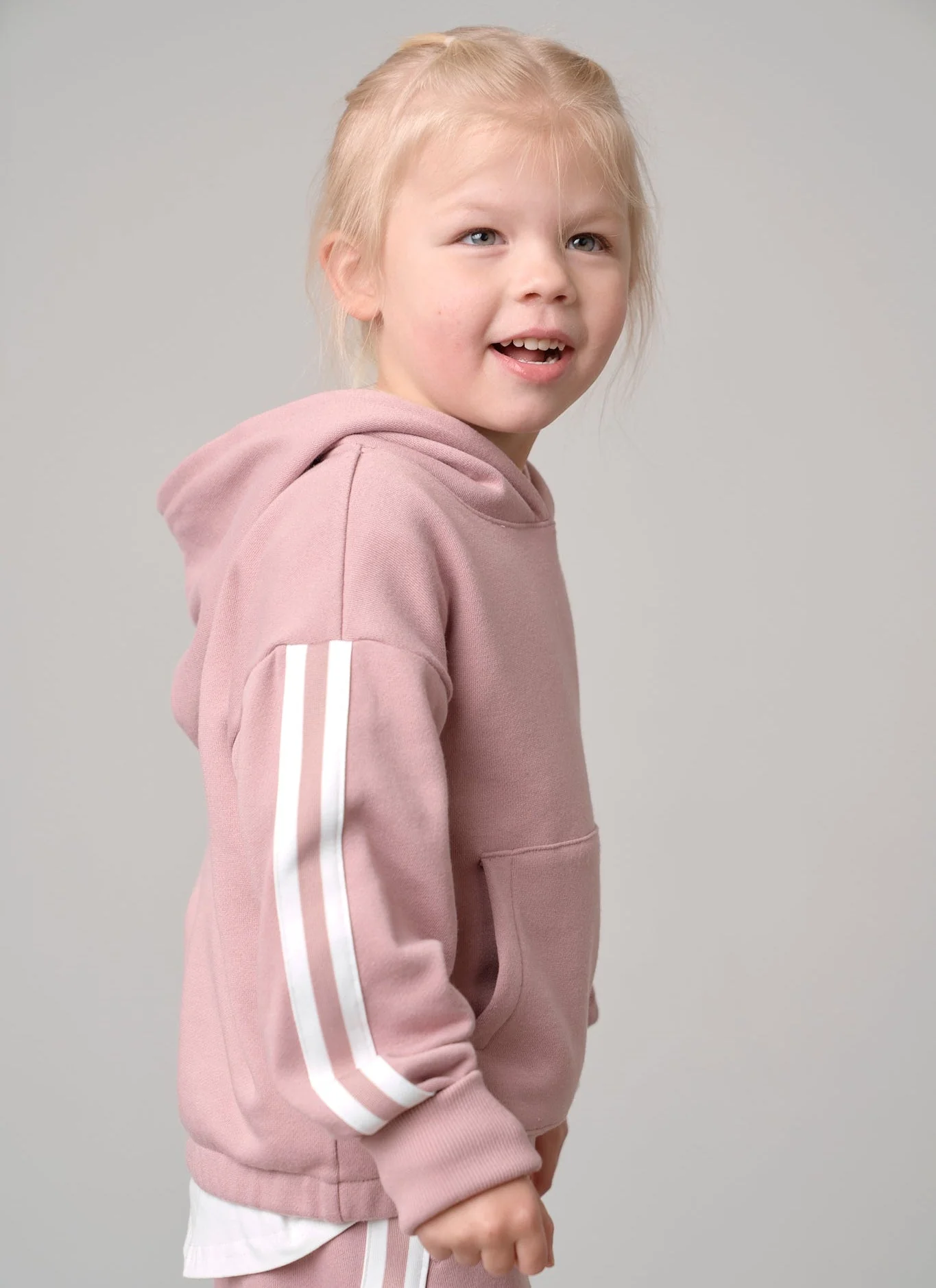 Cropped Hoodie - Dusty Rosewood - Image 8