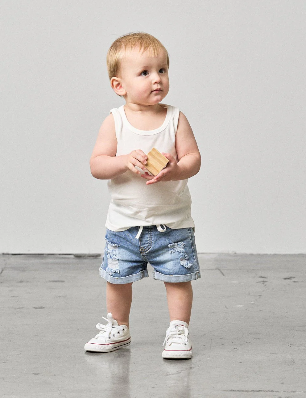 Distressed Denim Short - Image 5