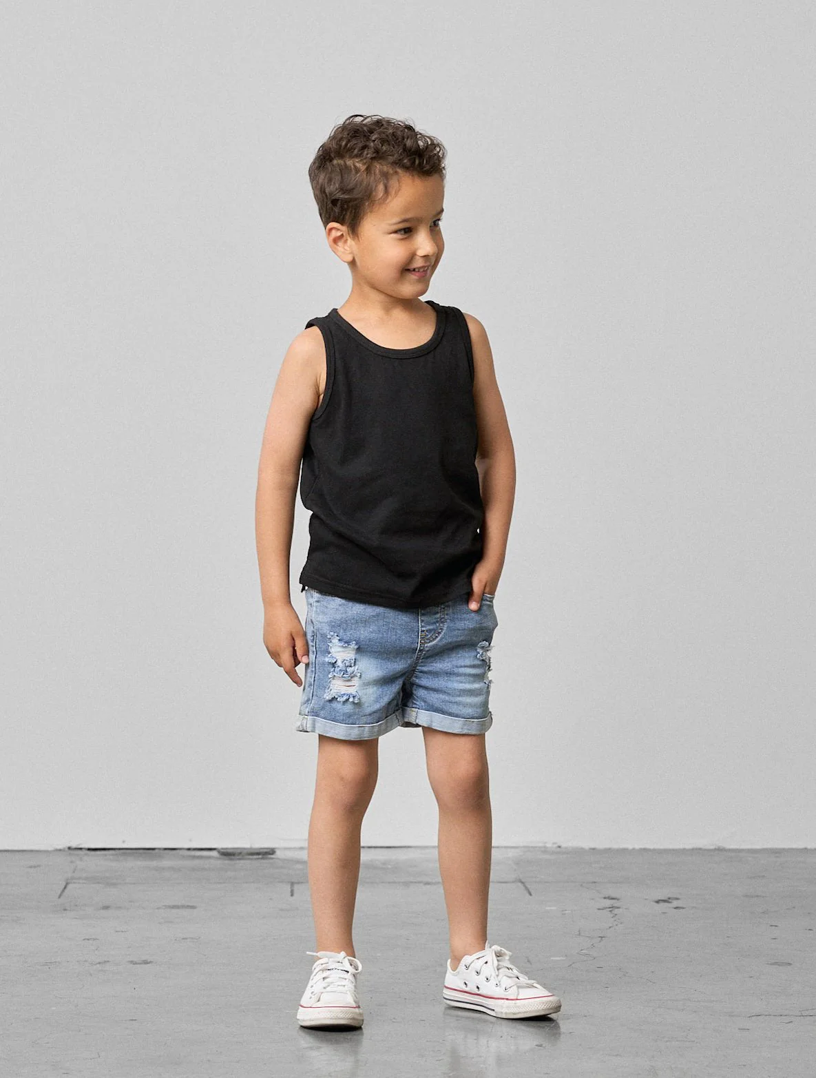 Distressed Denim Short - Image 8