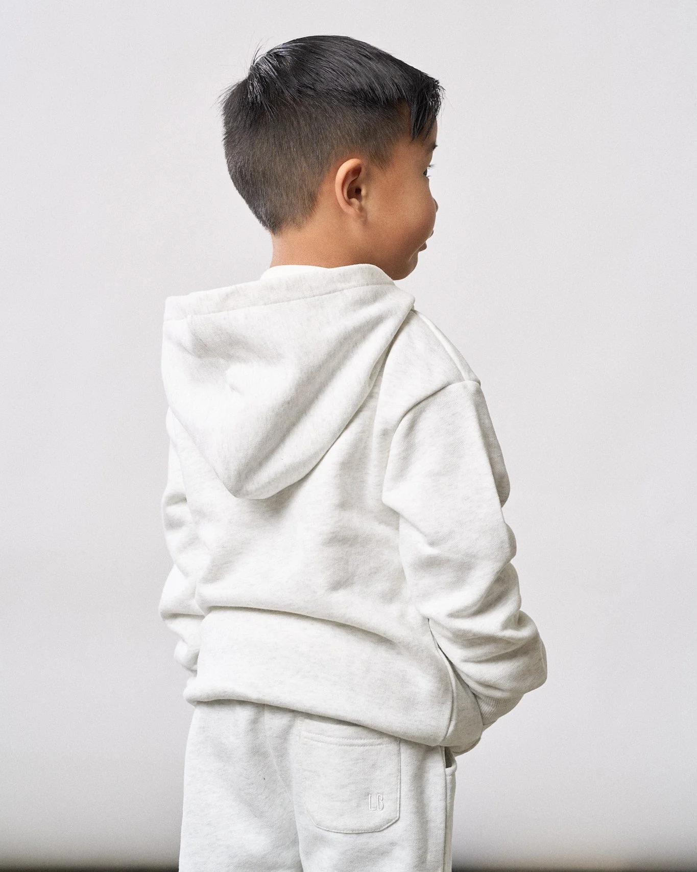 Elevated Hoodie - Light Heather Grey - Image 3