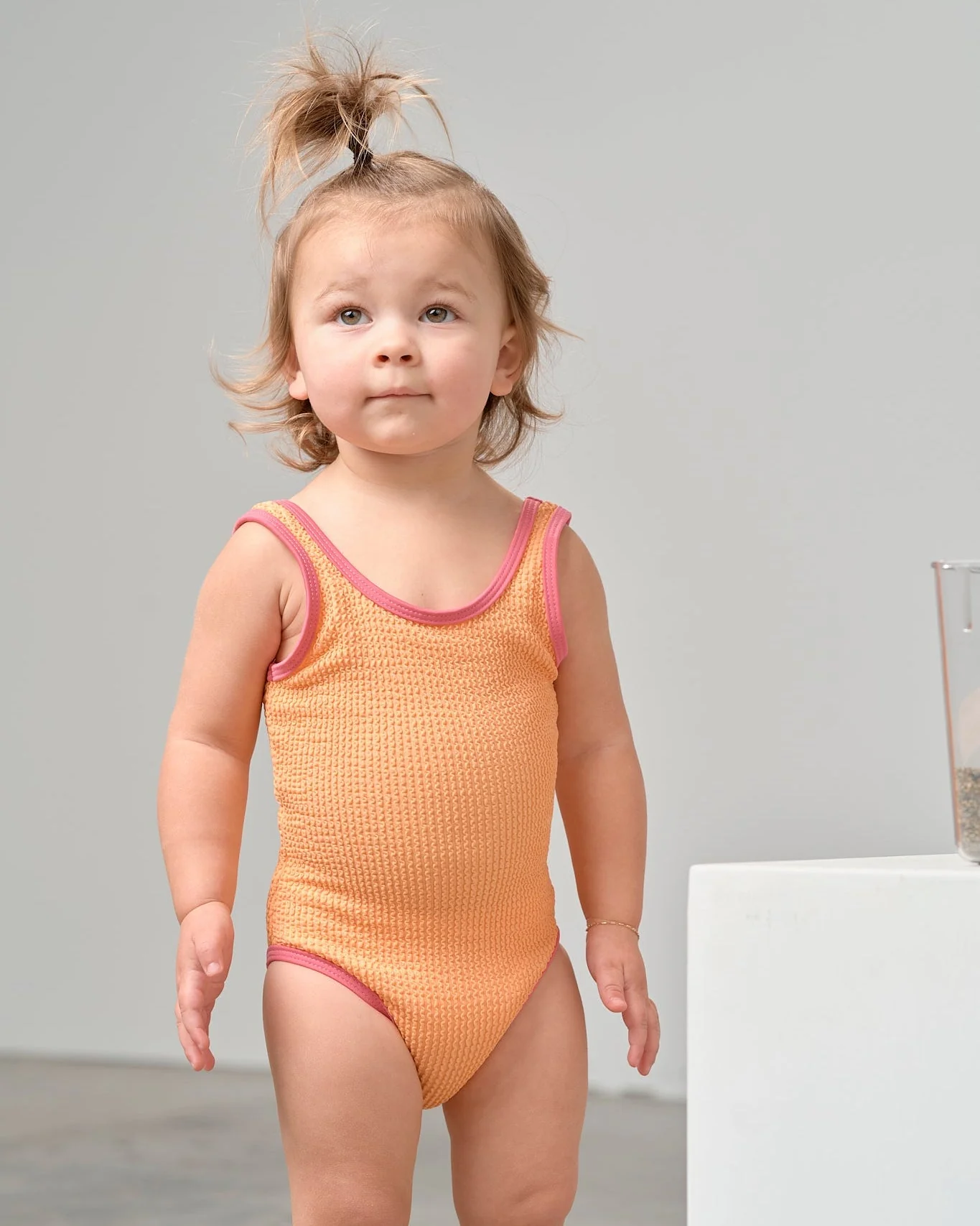 Girl's Swimsuit - Melon - Image 3