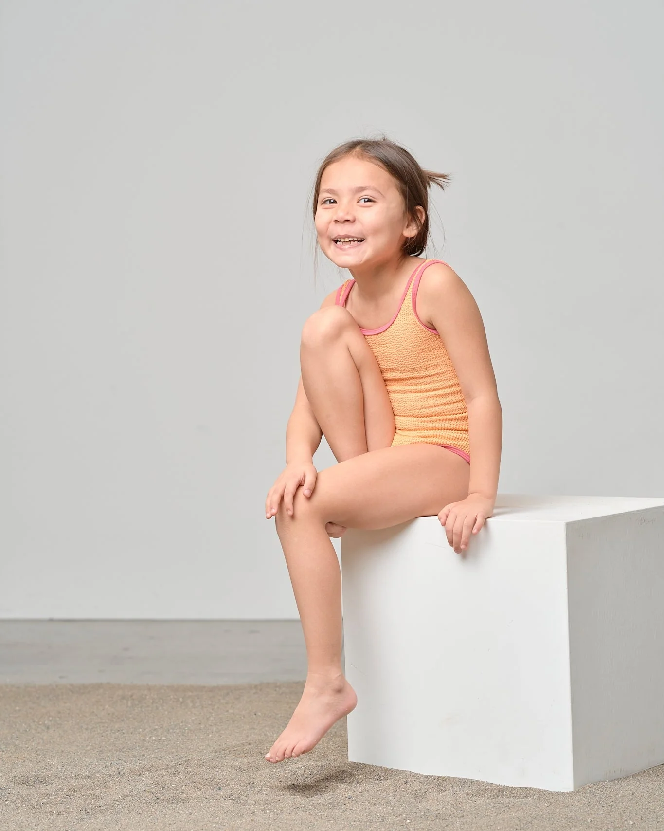 Girl's Swimsuit - Melon - Image 6