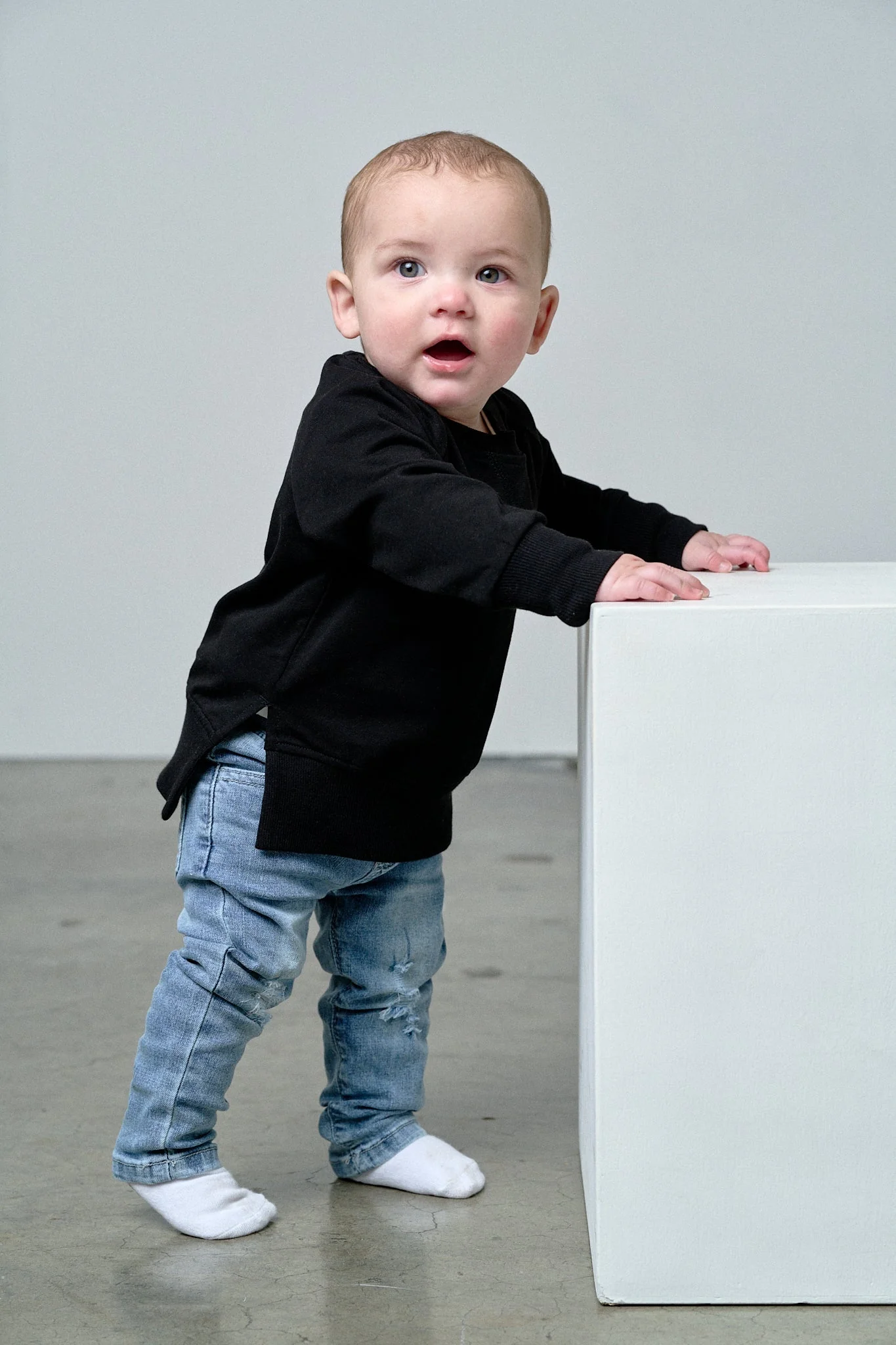 Light Wash Distressed Denim - Image 11