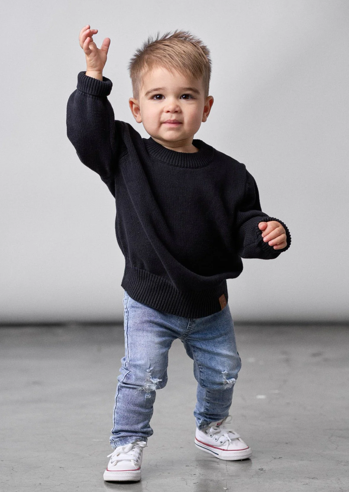 Light Wash Distressed Denim - Image 4