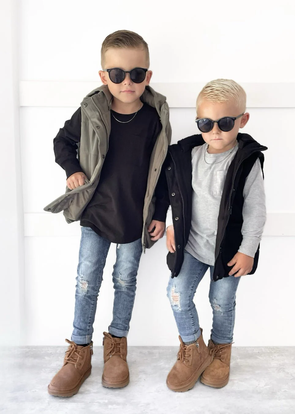 Light Wash Distressed Denim - Image 9